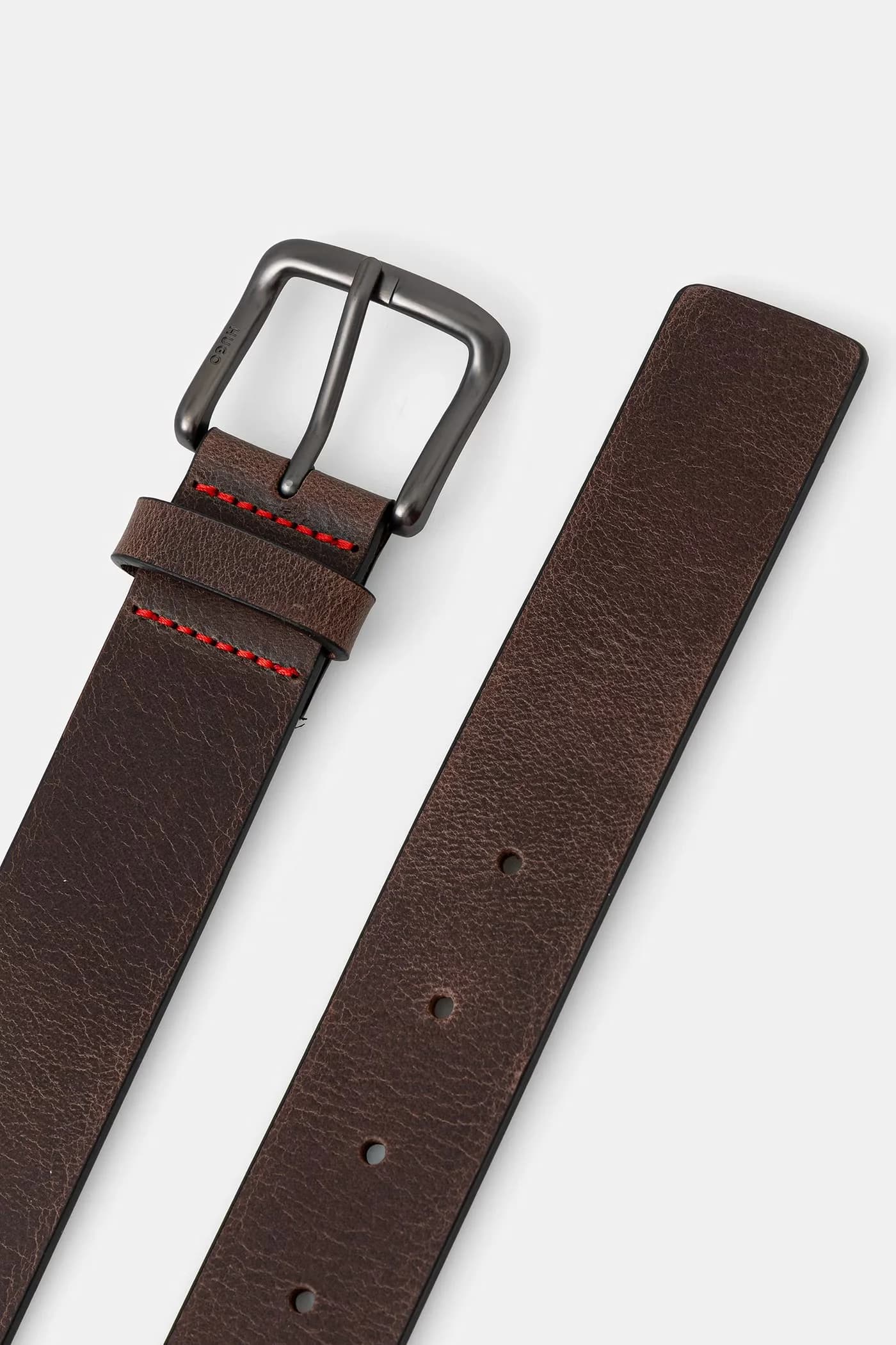 Мужской кожаный ремень Geffrey_Sz35 - фото 2