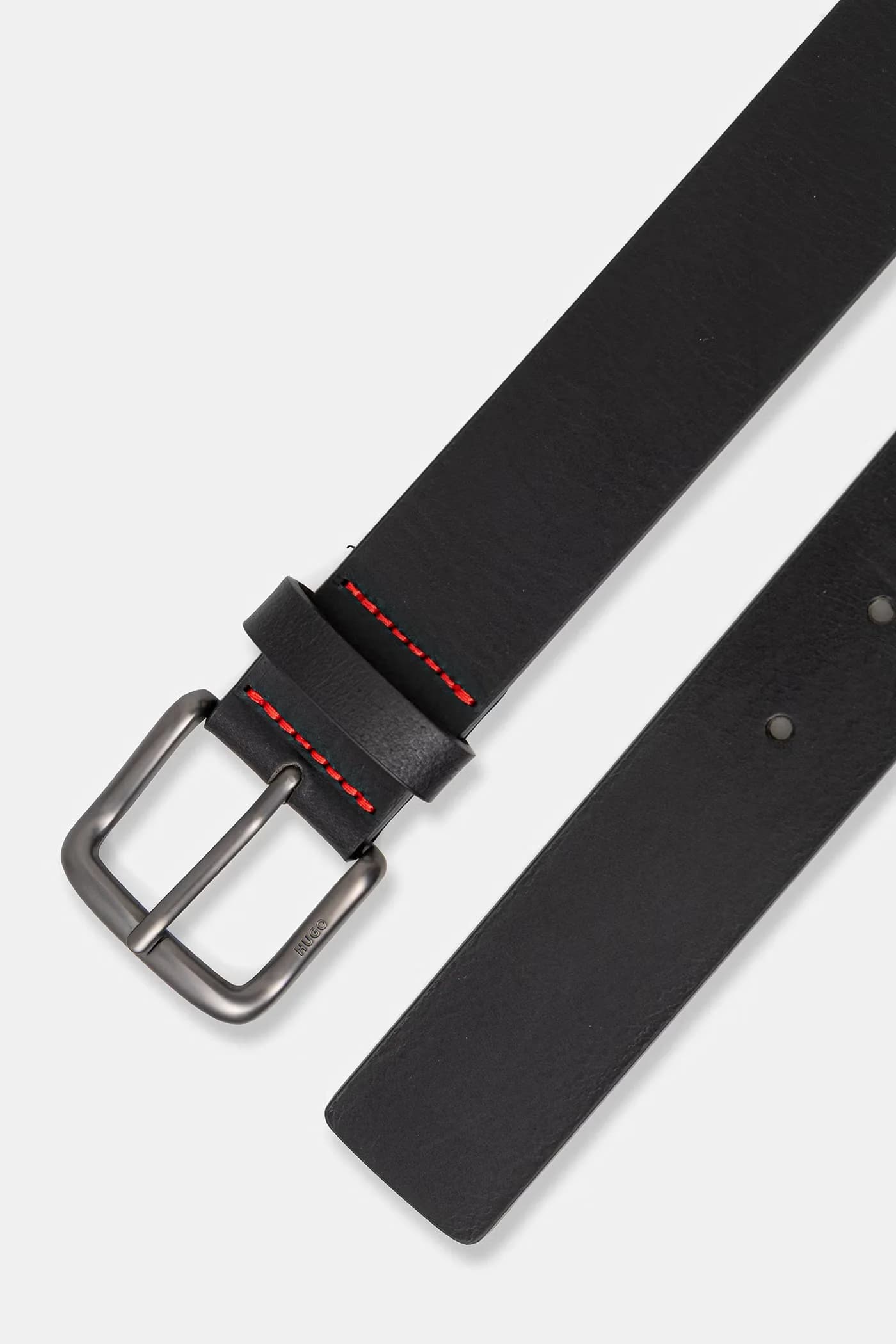 Мужской кожаный ремень Geffrey_Sz35 - фото 2