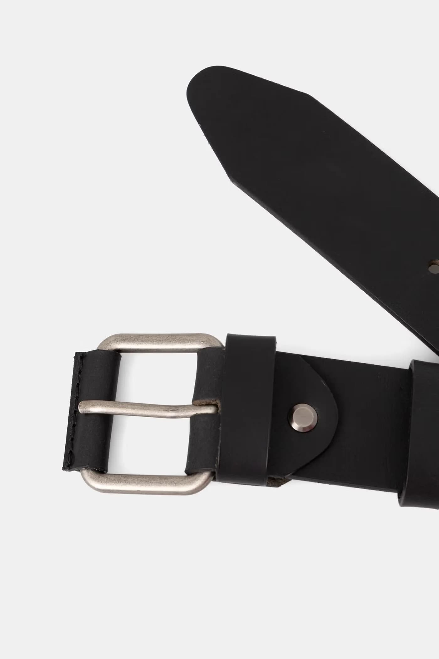 Мужской кожаный ремень - фото 2