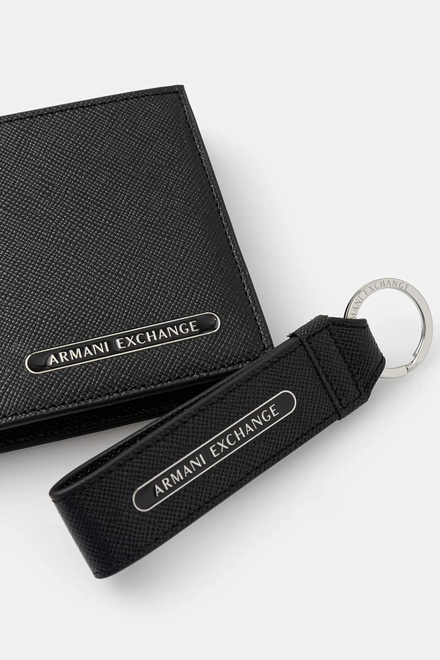 Кожаный кошелек + брелок - фото 2