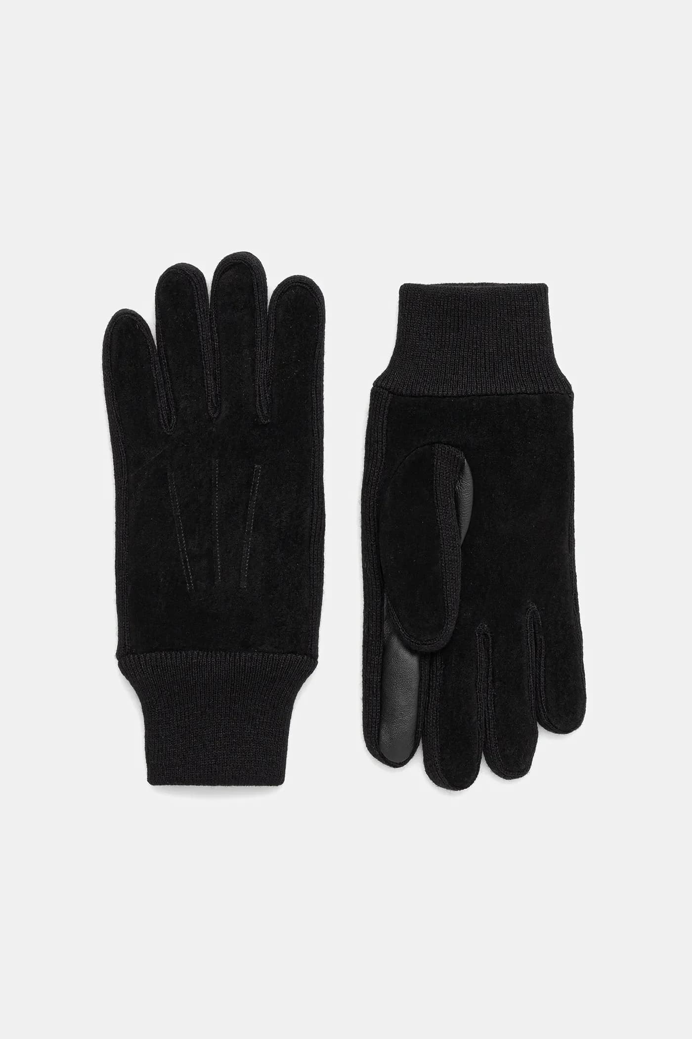 Замшевые перчатки - фото 2