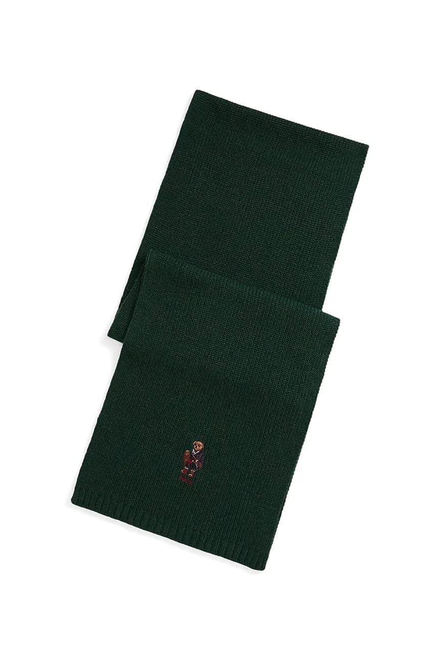 Шарф с шерстью