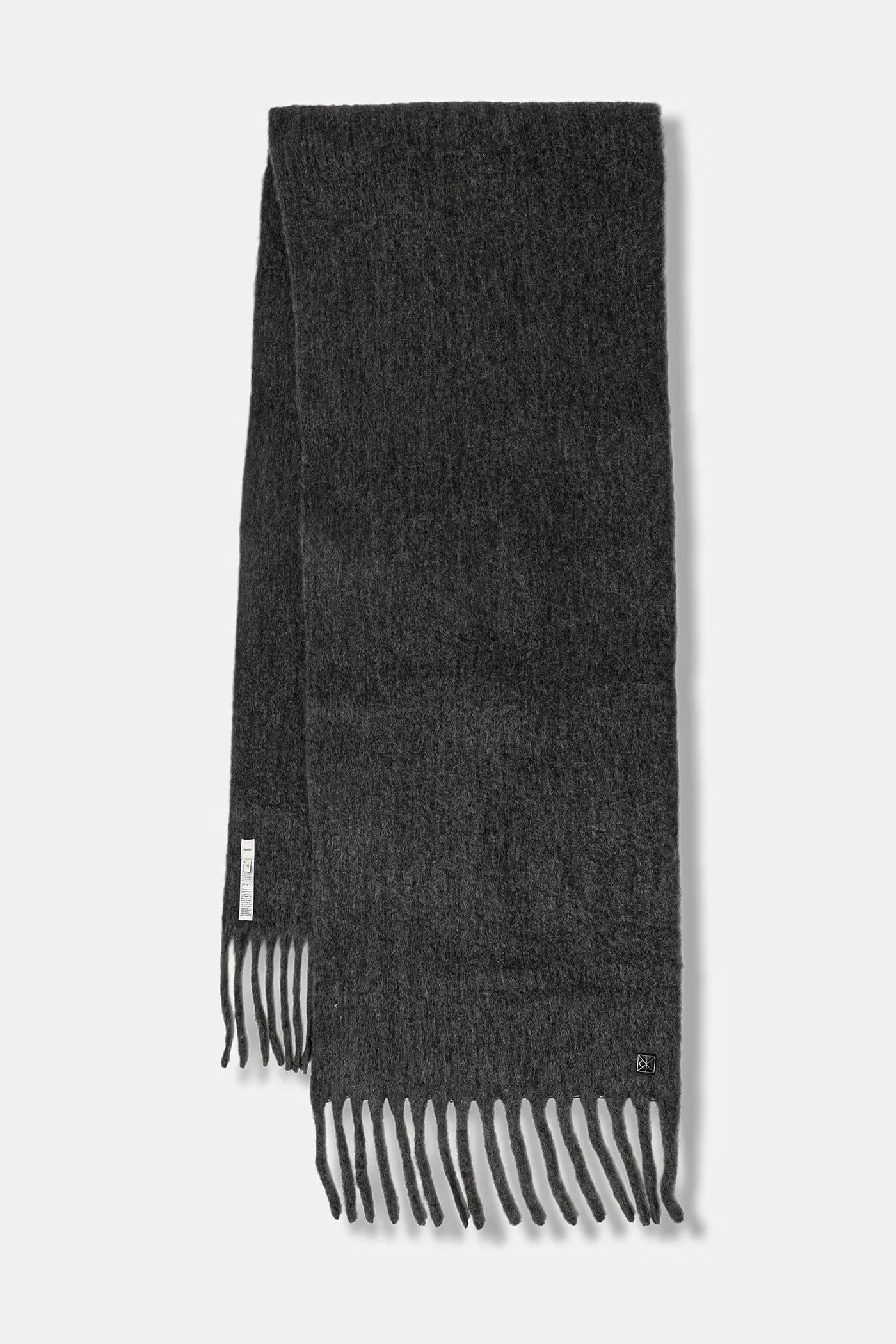 Шарф с шерстью