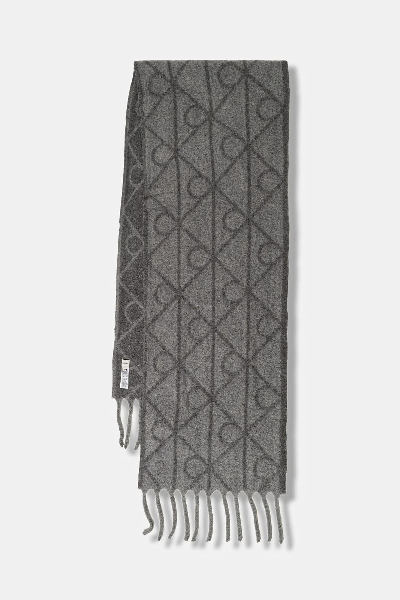 Шарф с шерстью