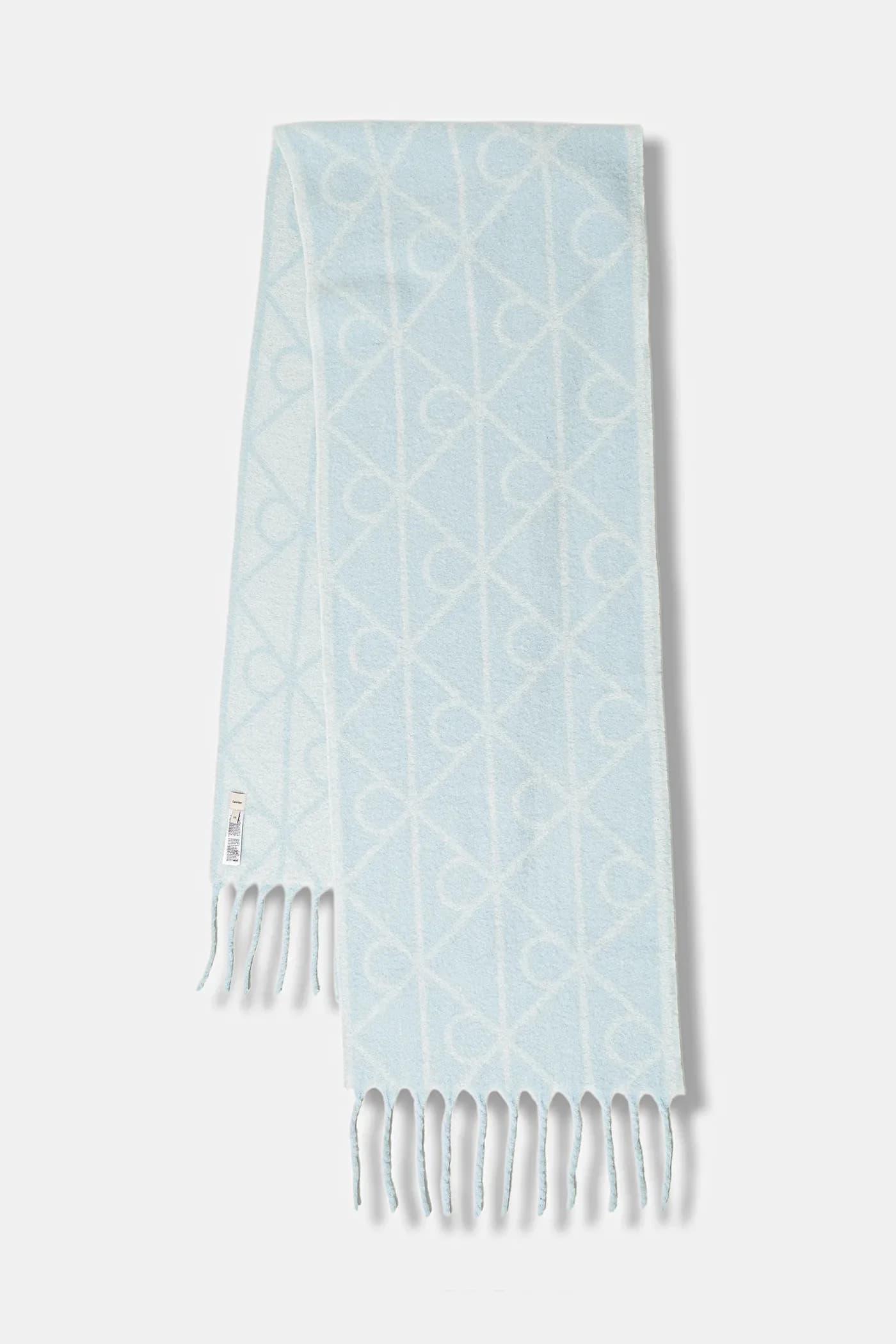 Шарф с шерстью