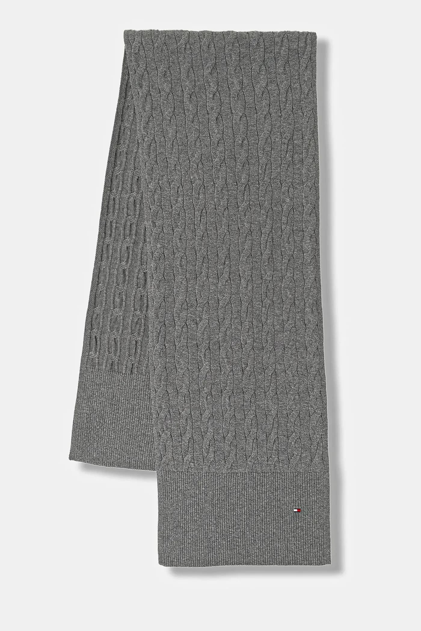 Шарф с шерстью