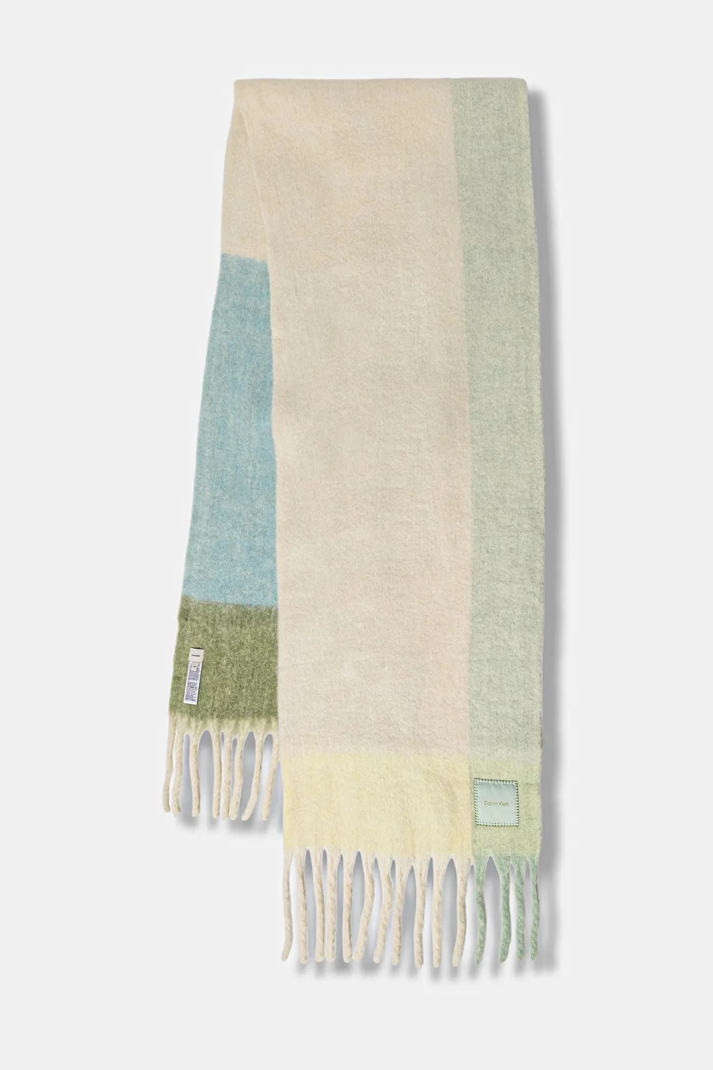 Шарф с шерстью