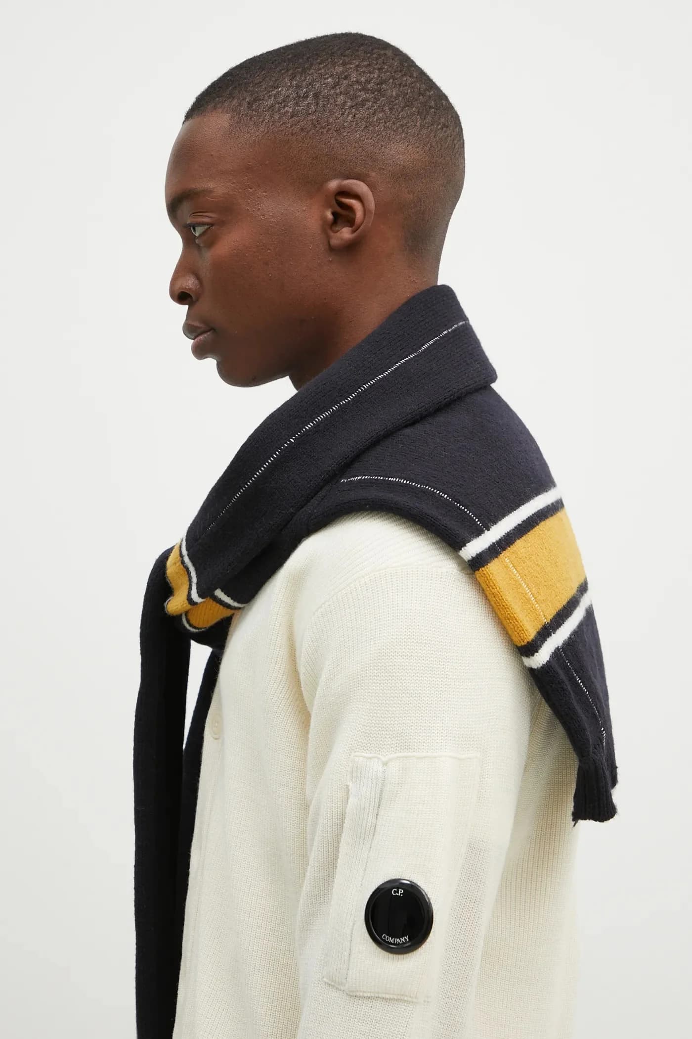 Вязаный свитер-шарф - фото 6