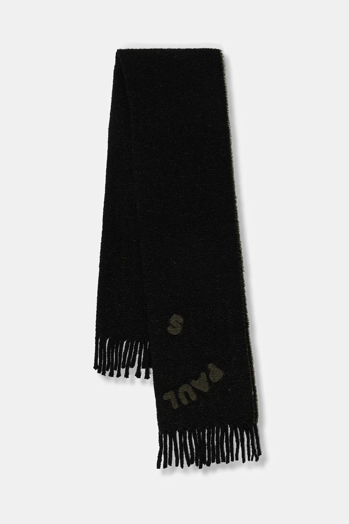 Шарф с шерстью