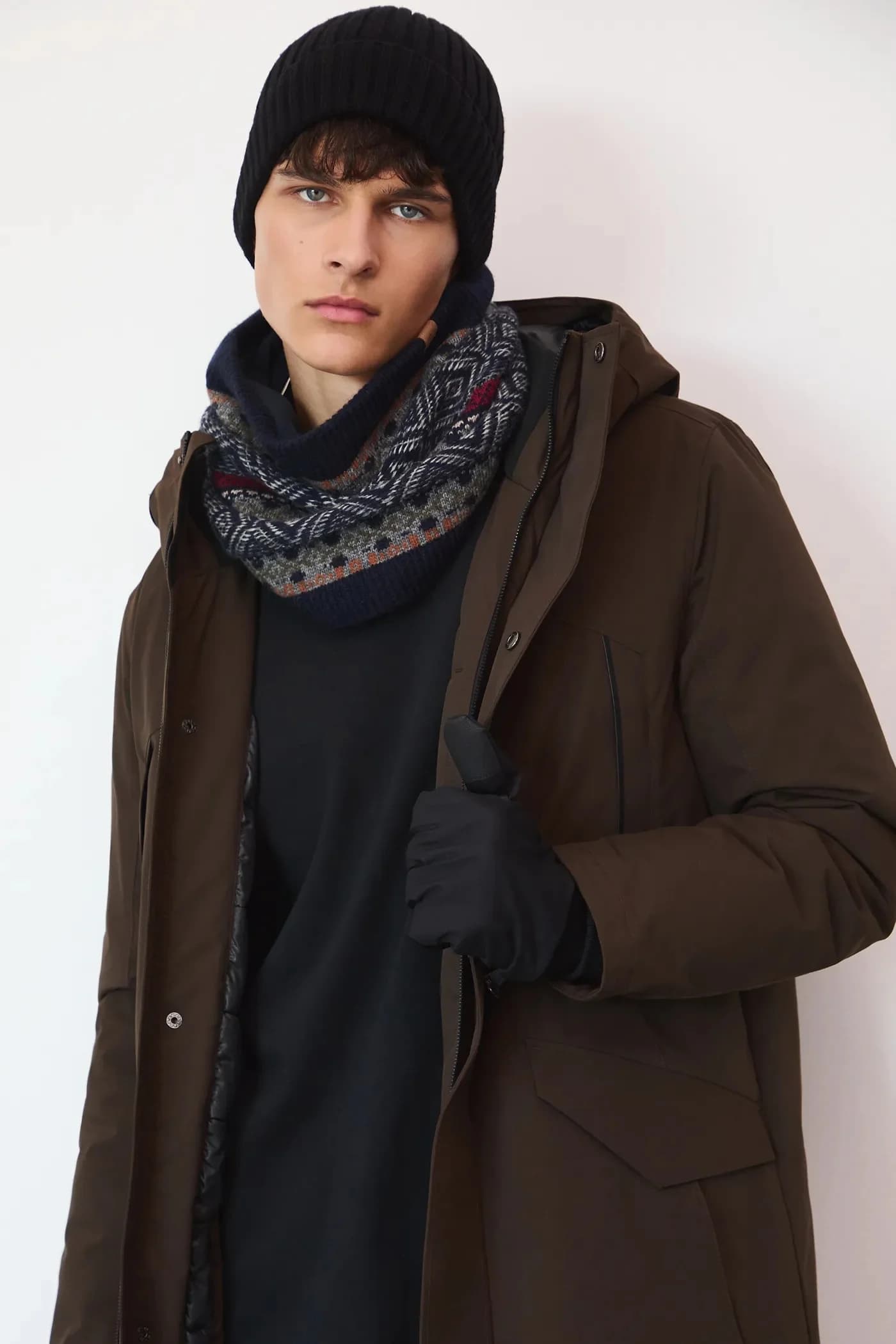 Шерстяной шарф