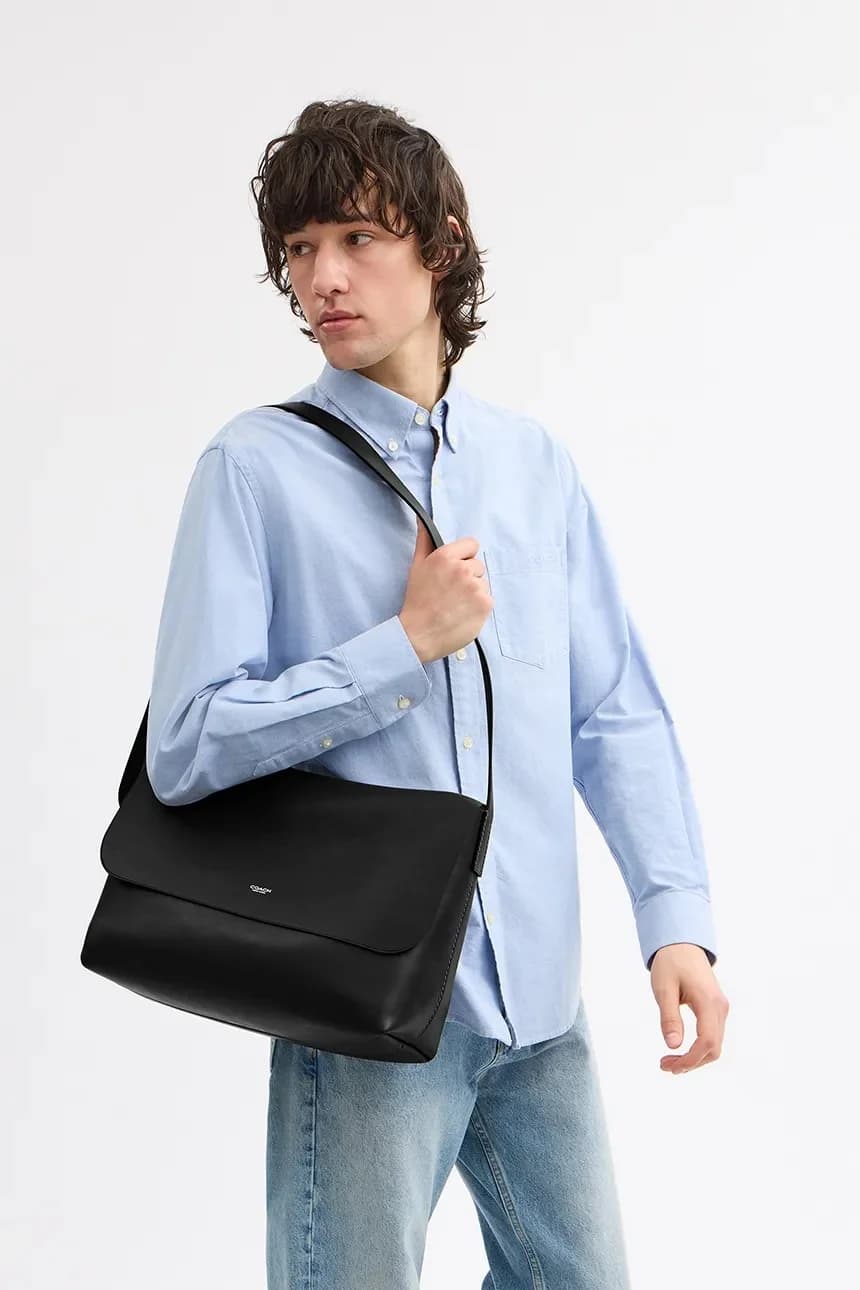 кожаная сумка Ludlow Messenger - фото 5