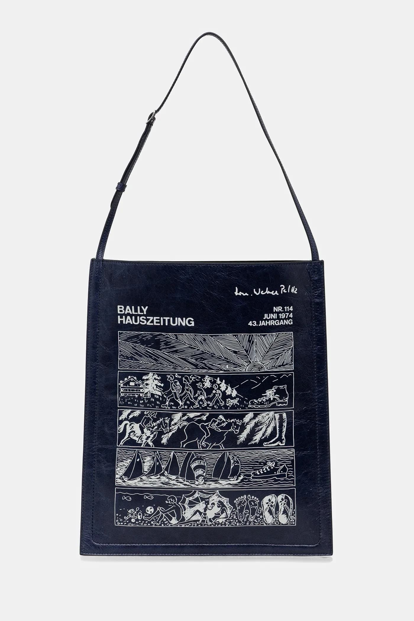 Кожаная сумка 34 х 40 х 10 см.