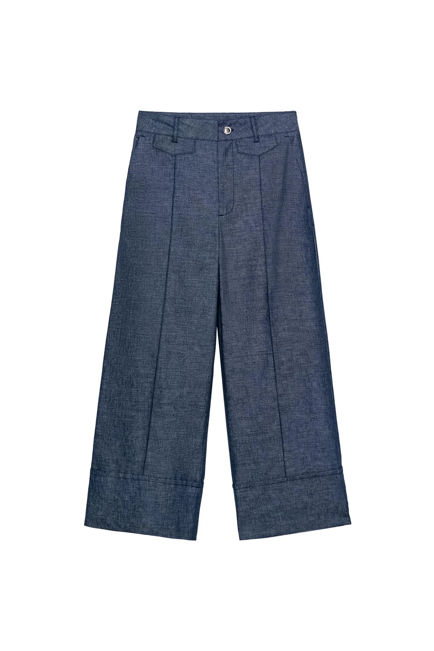 ЛЬНЯНЫЕ БРЮКИ-КЮЛОТЫ - фото 3