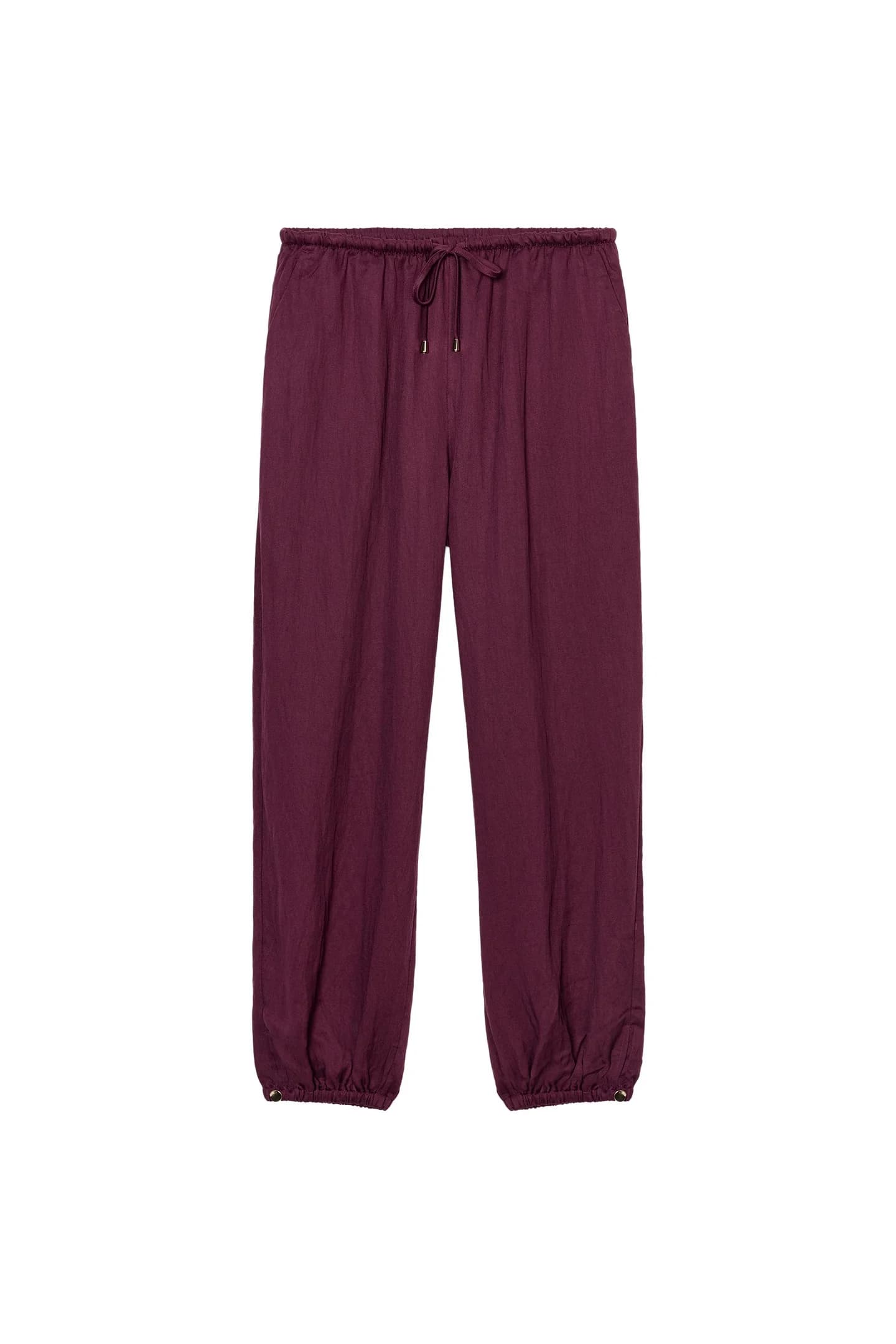 БРЮКИ БОМБАЧО С ЭЛАСТИЧНОЙ ПОЯСОЙ - фото 5