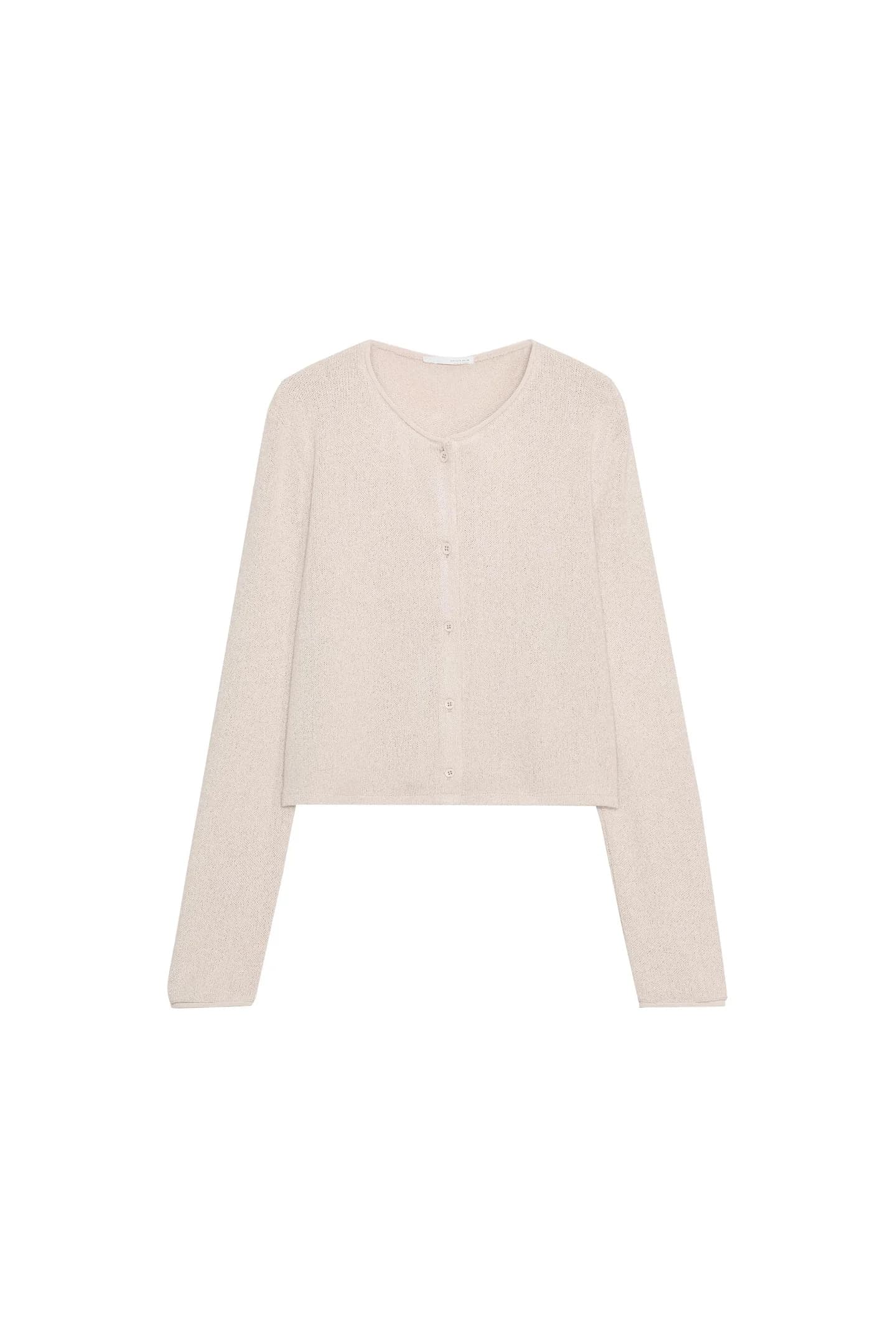 КАРДИГАН С ДЛИННЫМ РУКАВОМ И ПУГОВИЦАМИ - фото 3