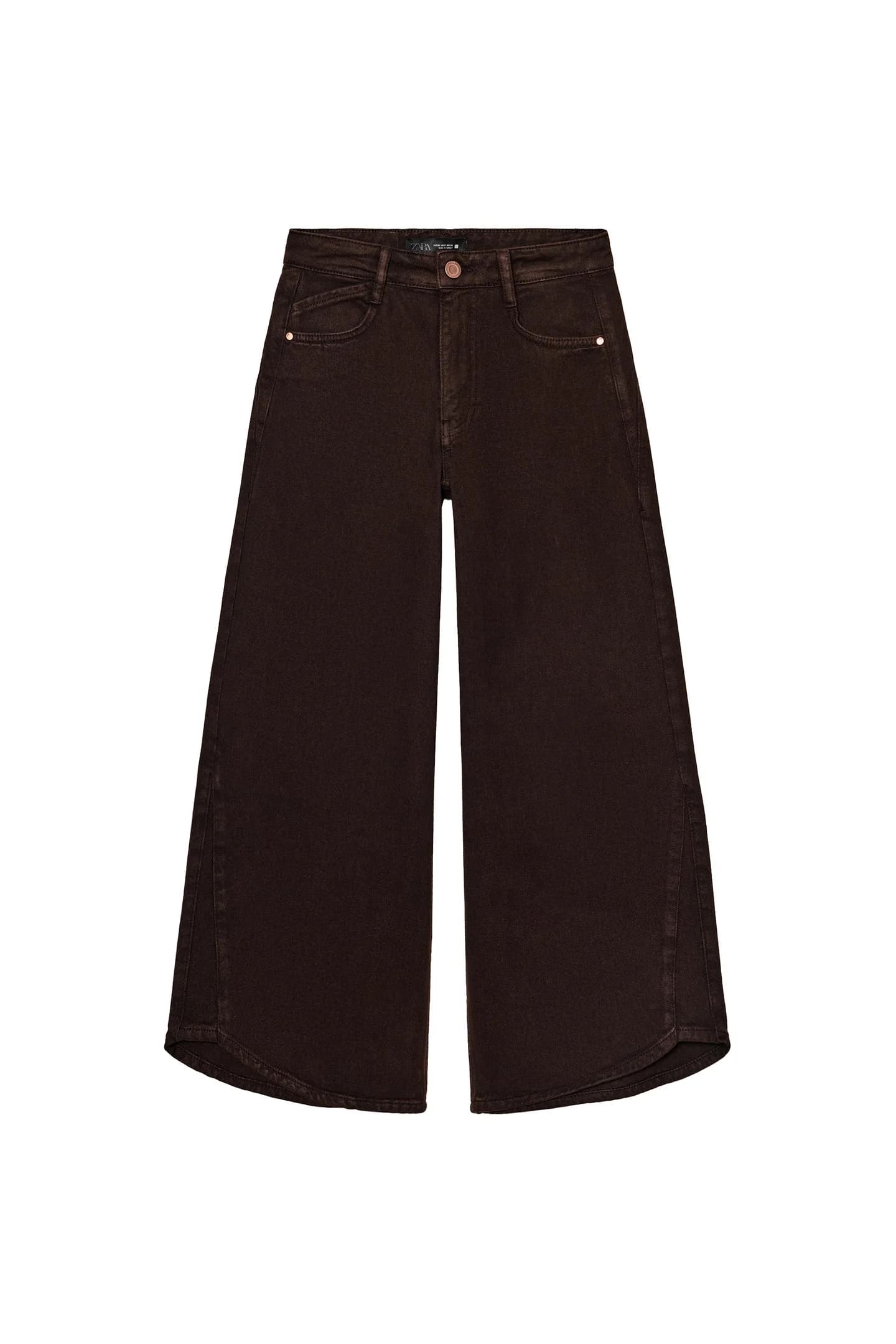 ДЖИНСЫ С ВЫСОКОЙ ПОСАДКОЙ С АСИММЕТРИЧНЫМ ВЫРЕЗОМ ШАРО ИЗ КОЛЛЕКЦИИ Z1975 - фото 5