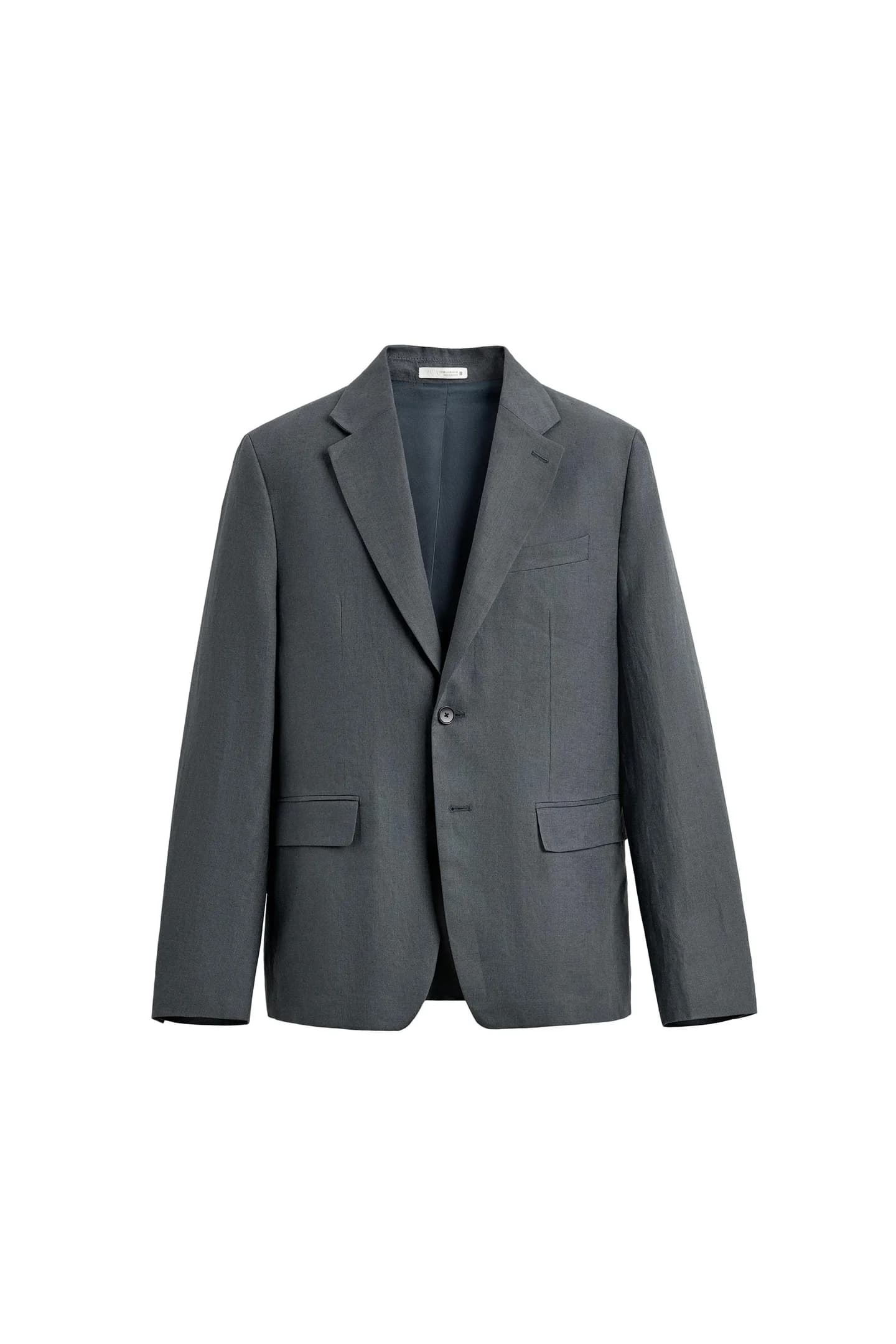 КОСТЮМНАЯ КУРТКА ИЗ 100% ЛЬНА - фото 3