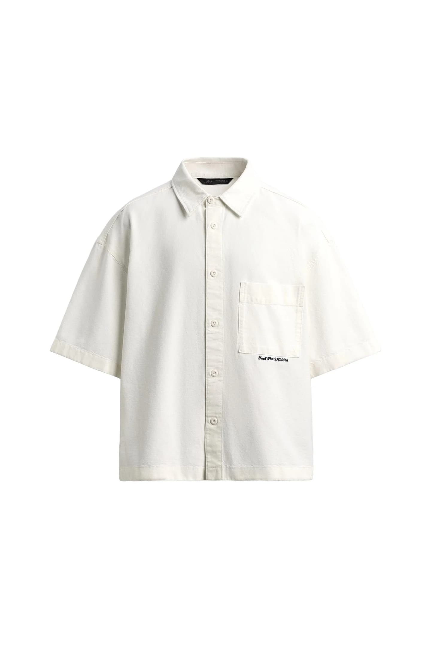 РУБАШКА СВОБОДНОГО КРОЯ С ПРИНТОМ «ГОЛЬФ» - фото 3