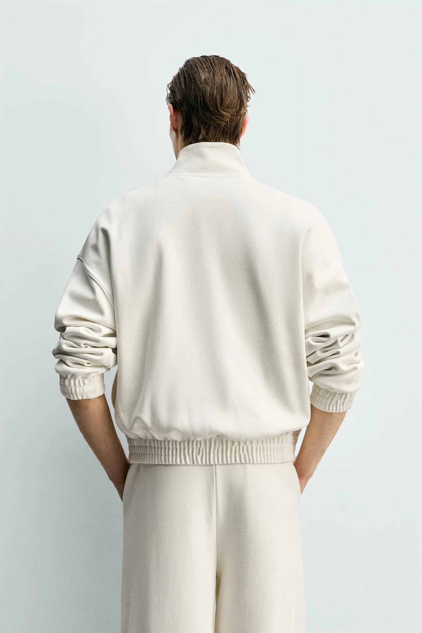 СВИТШОТ ИНТЕРЛОК НА МОЛНИИ - фото 2