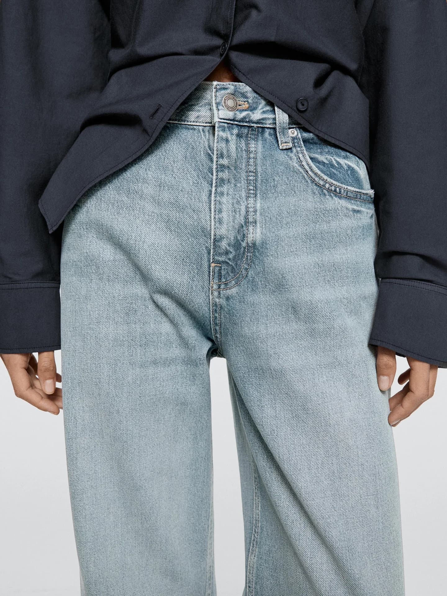 Широкие джинсы - фото 3