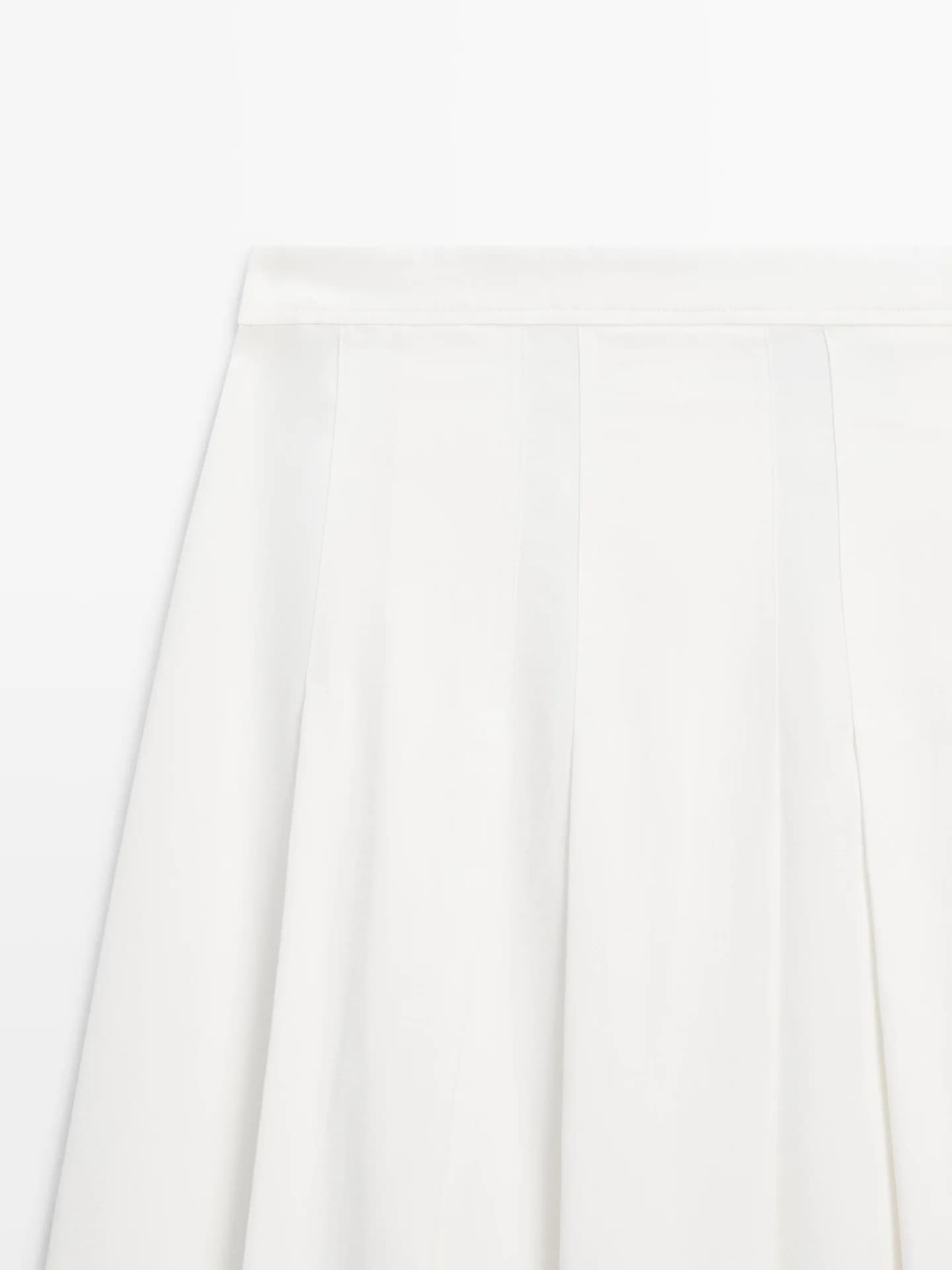 Юбка-миди со складками - фото 6