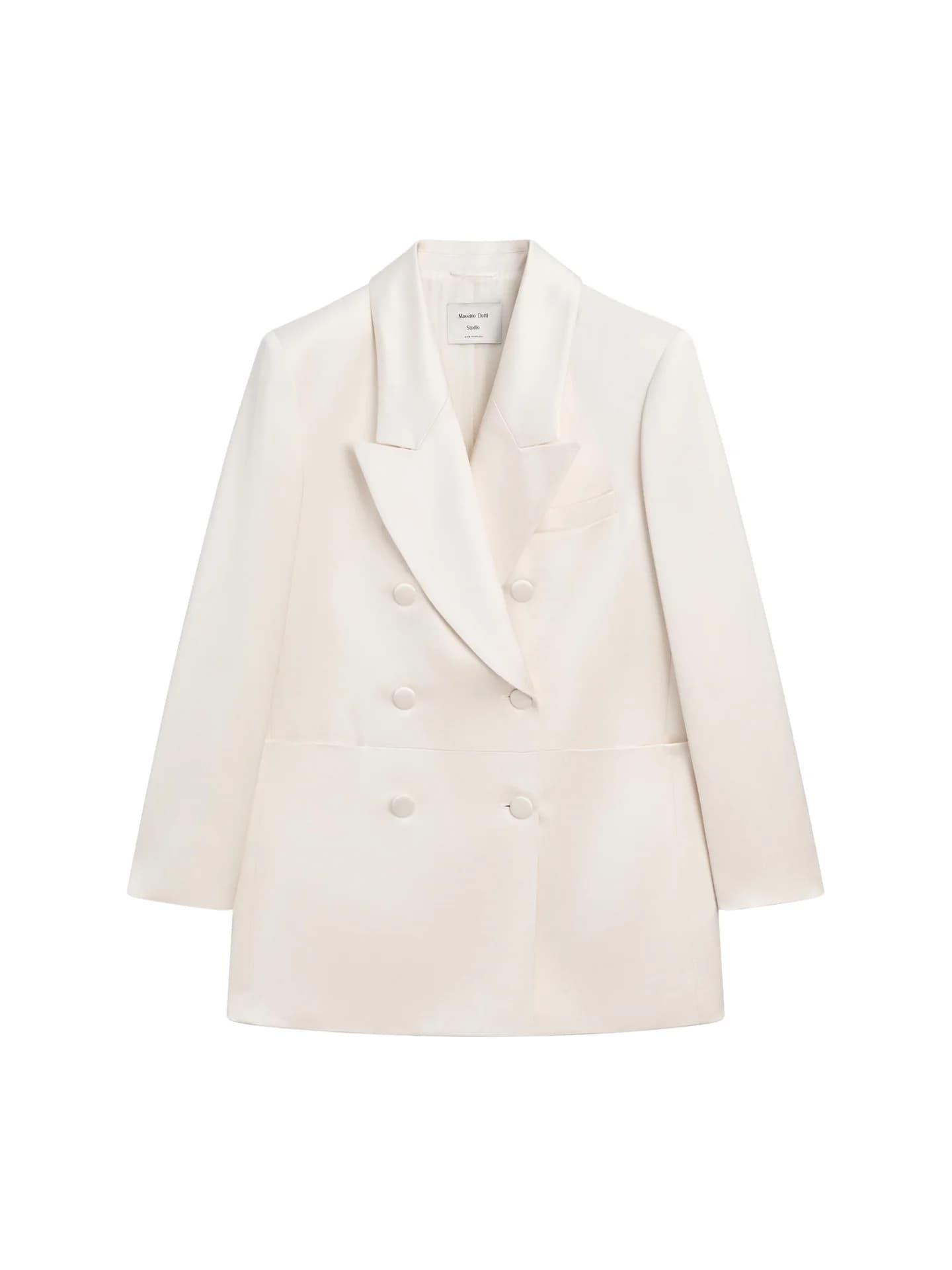 Атласный жакет на пуговицах − СТУДИЯ