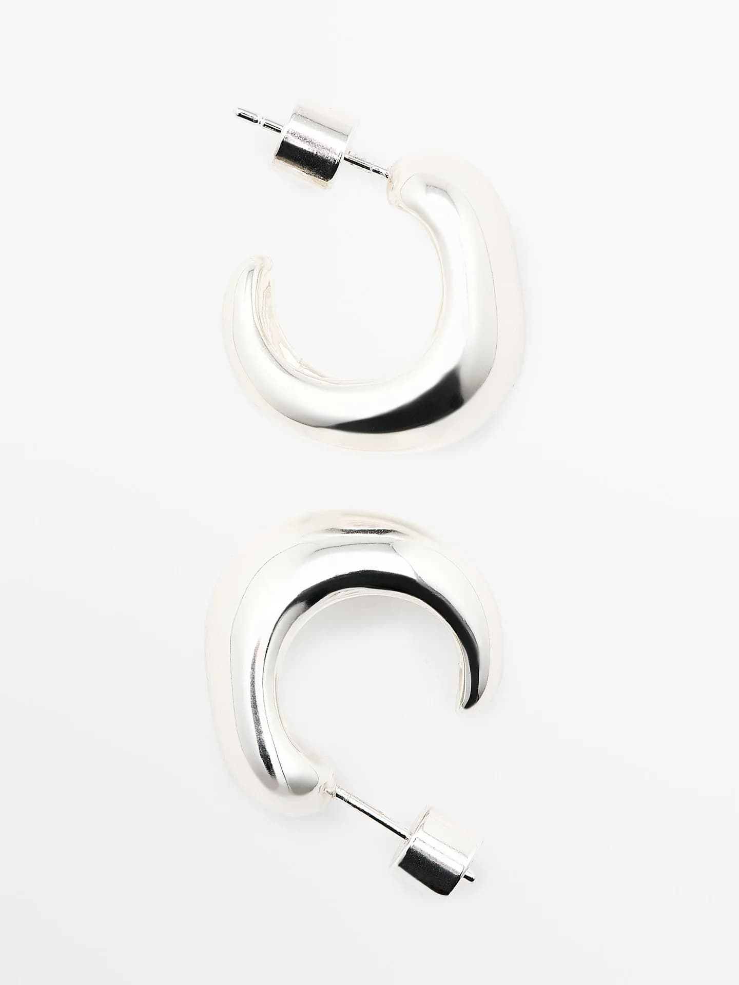 Маленькие серьги с фианитами - фото 7