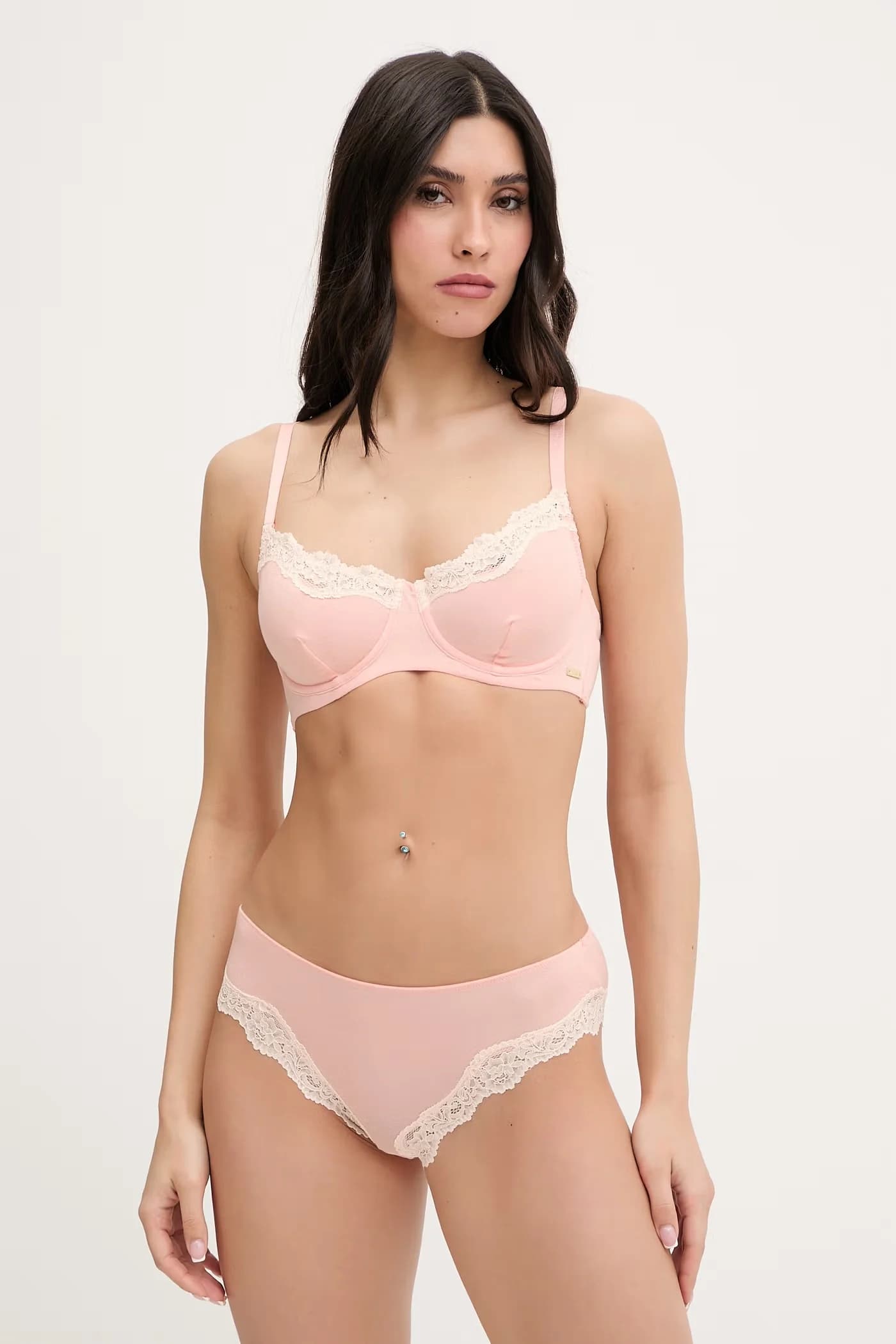 Бюстгальтер из смесового шелка - фото 2