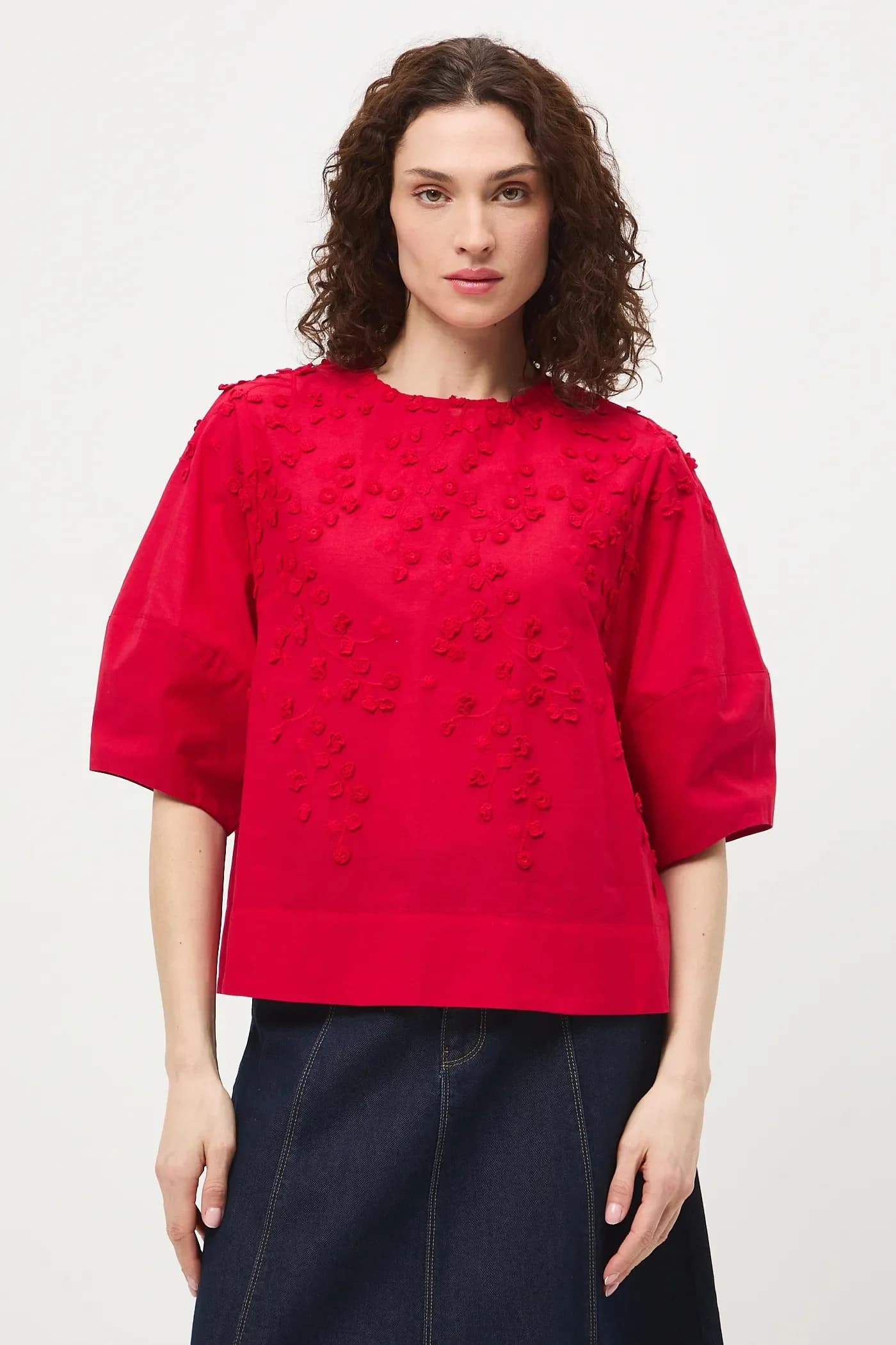 Женская хлопковая блузка