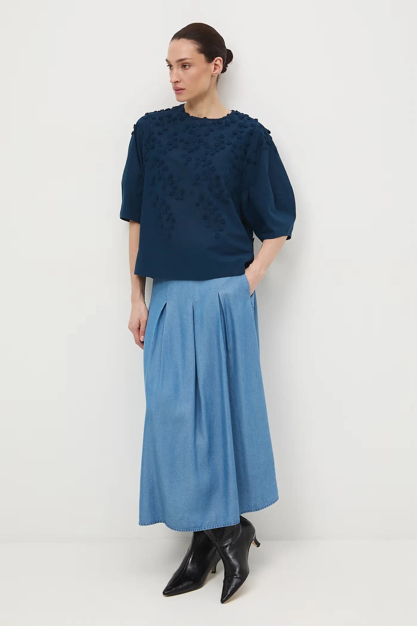 Женская хлопковая блузка