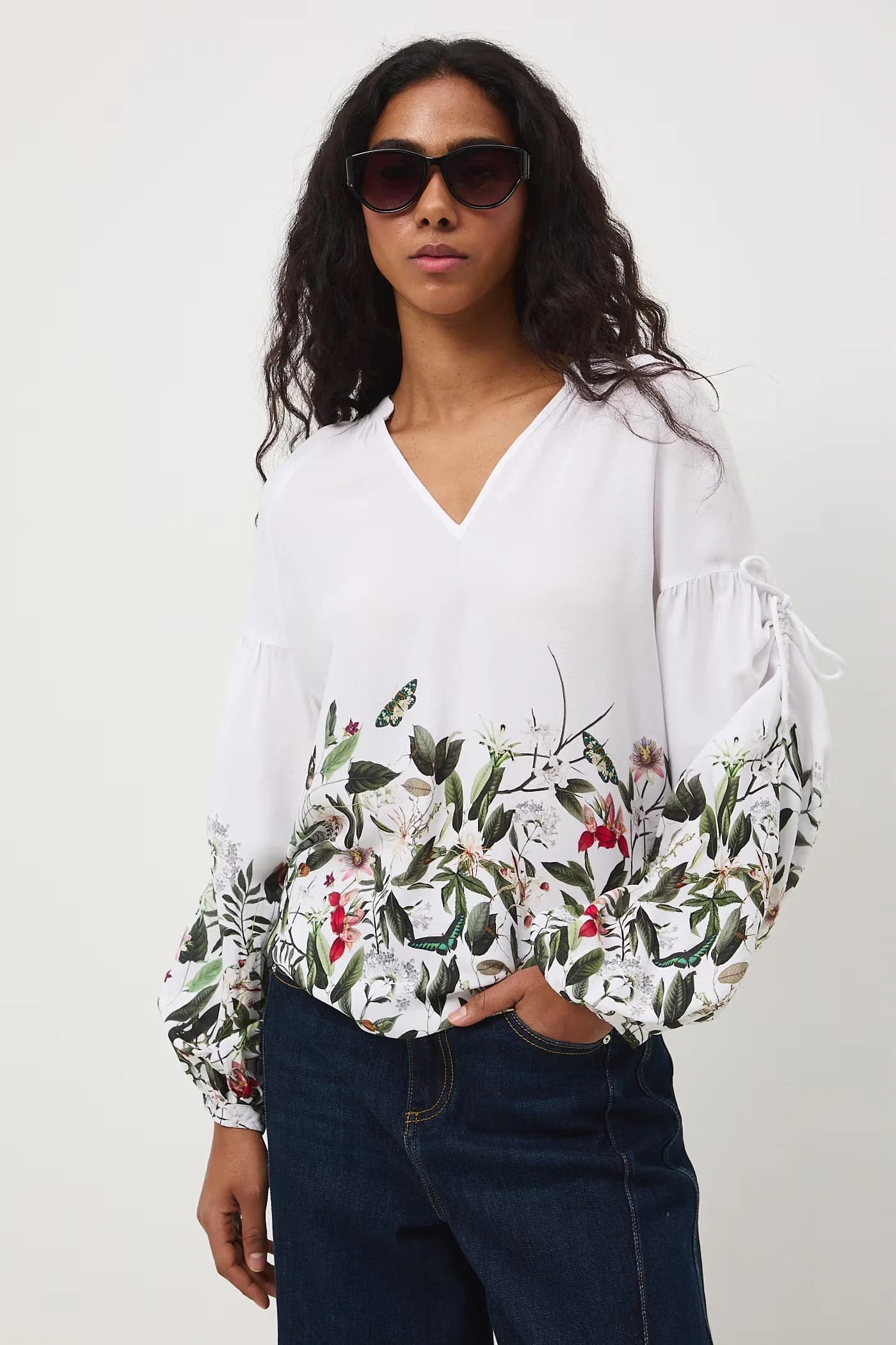 Женская вискозная блузка