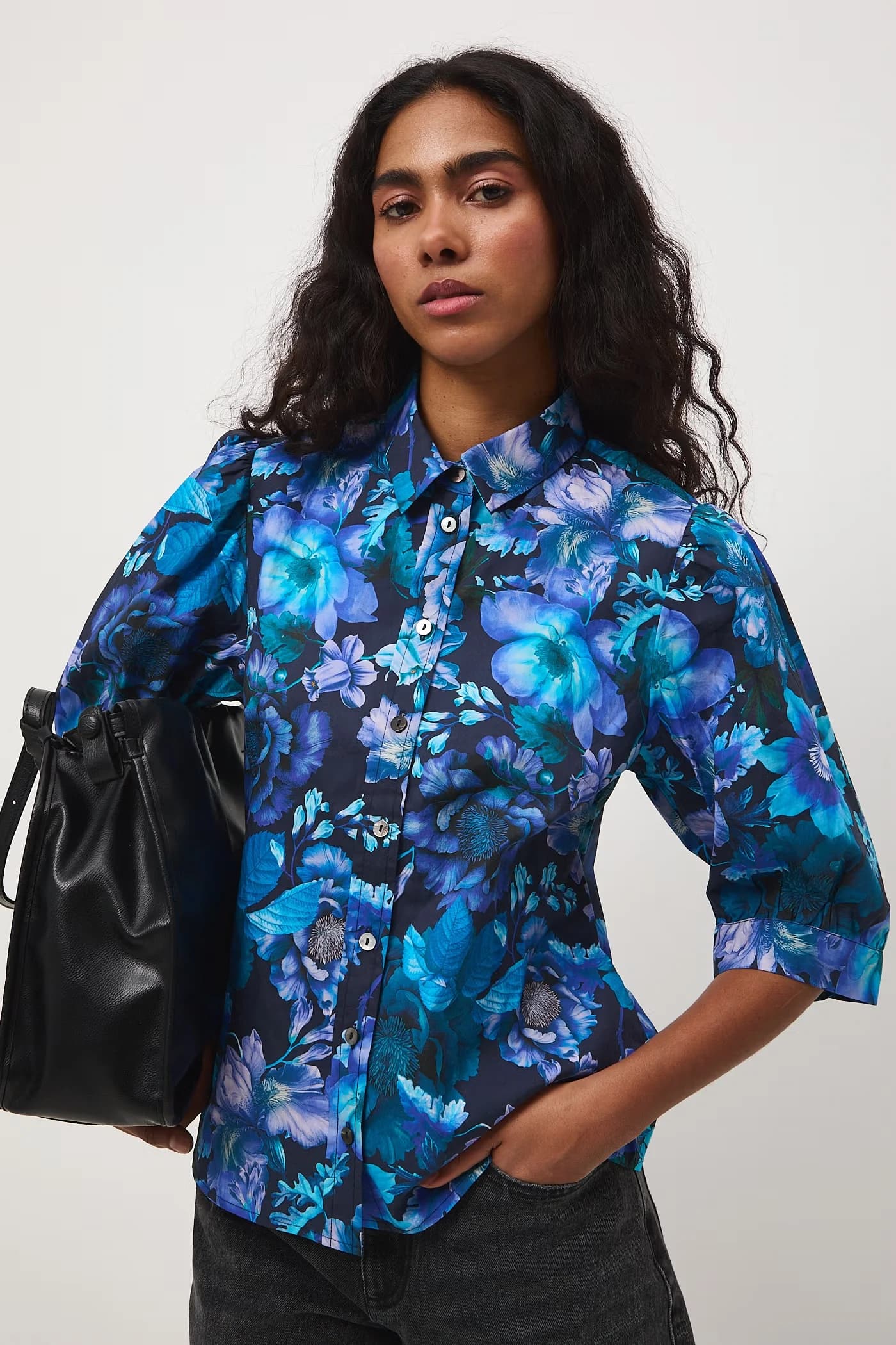 Женская хлопковая рубашка