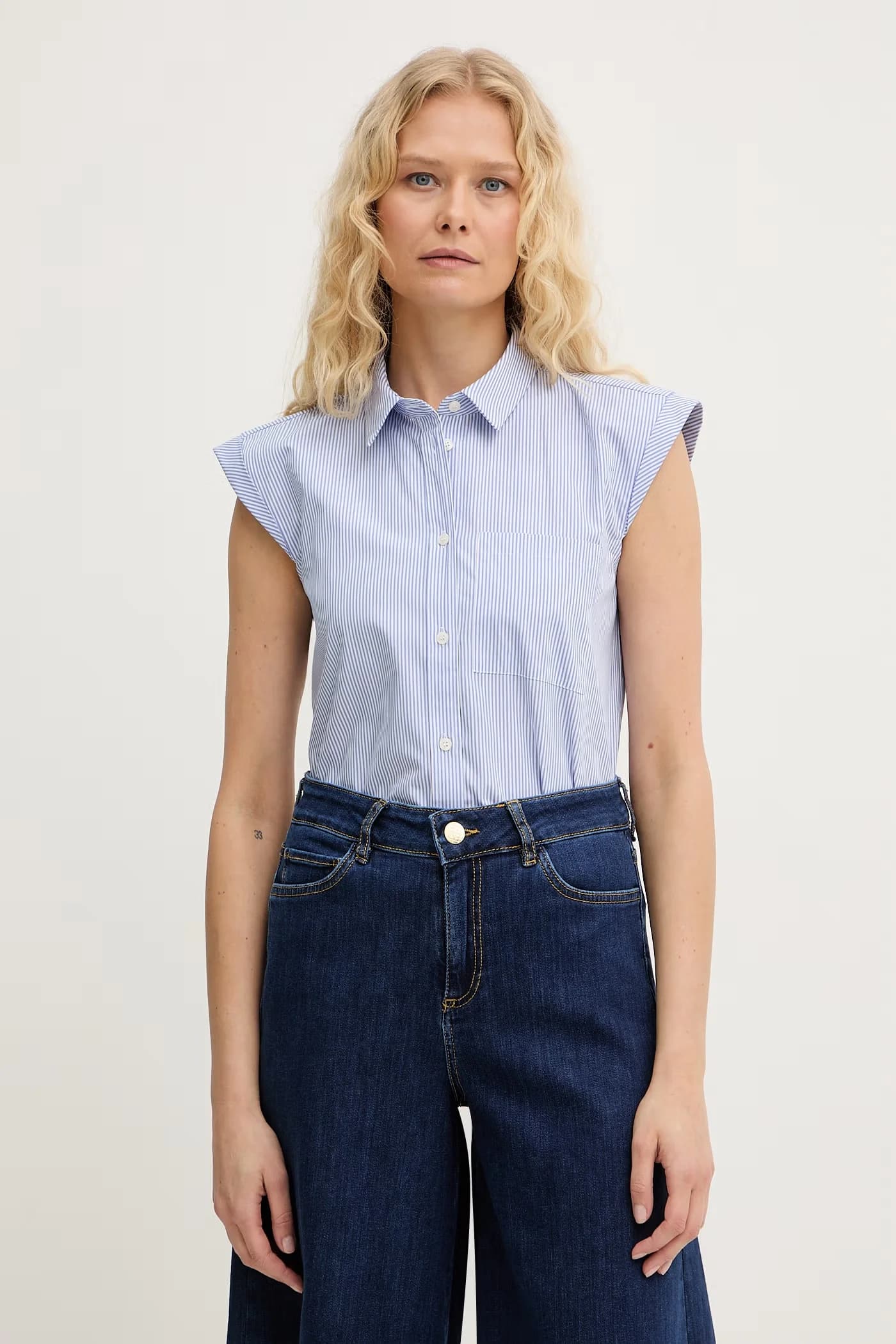 Хлопковая женская рубашка Emme от Marella