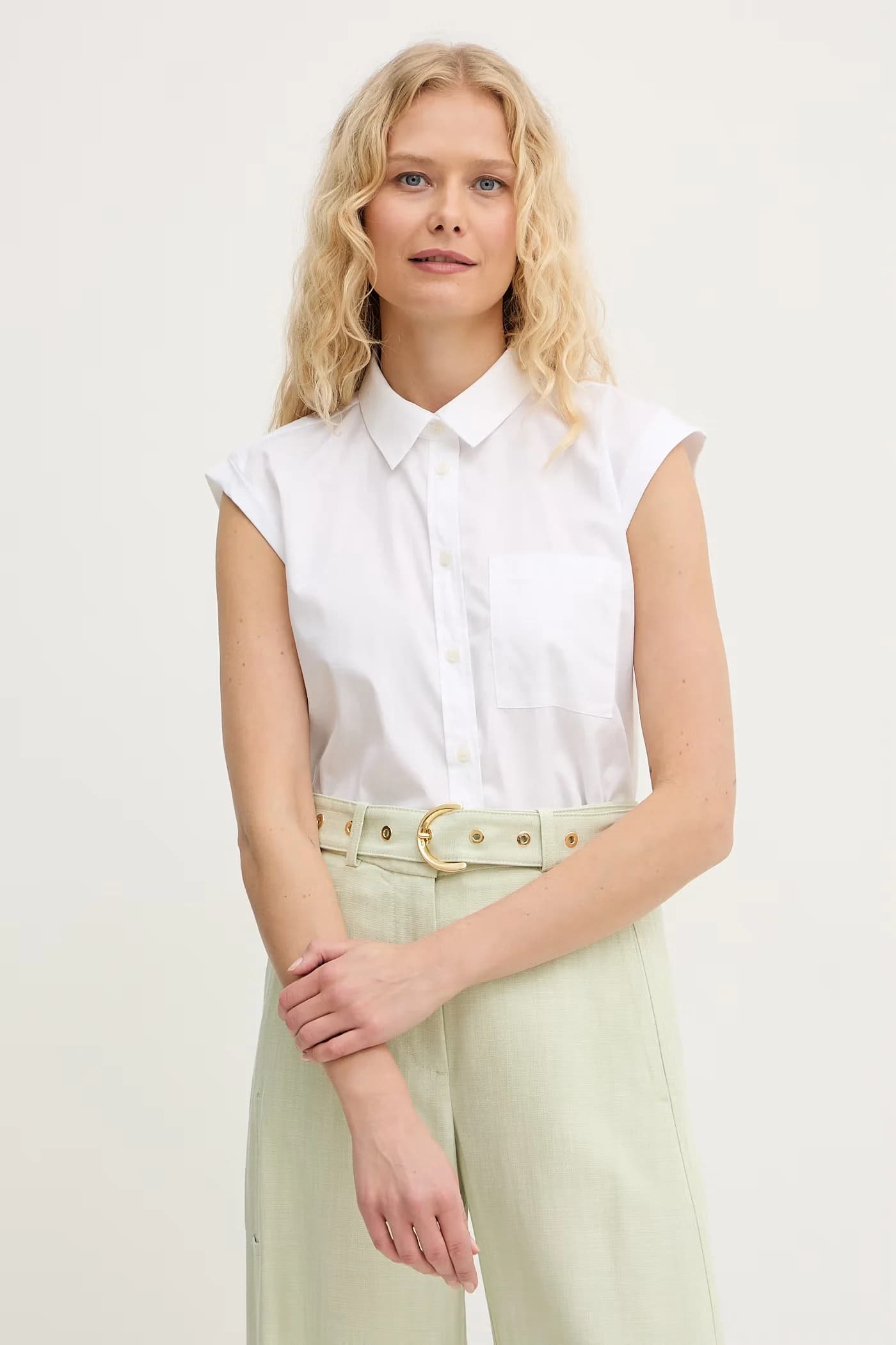 Хлопковая женская рубашка Emme от Marella