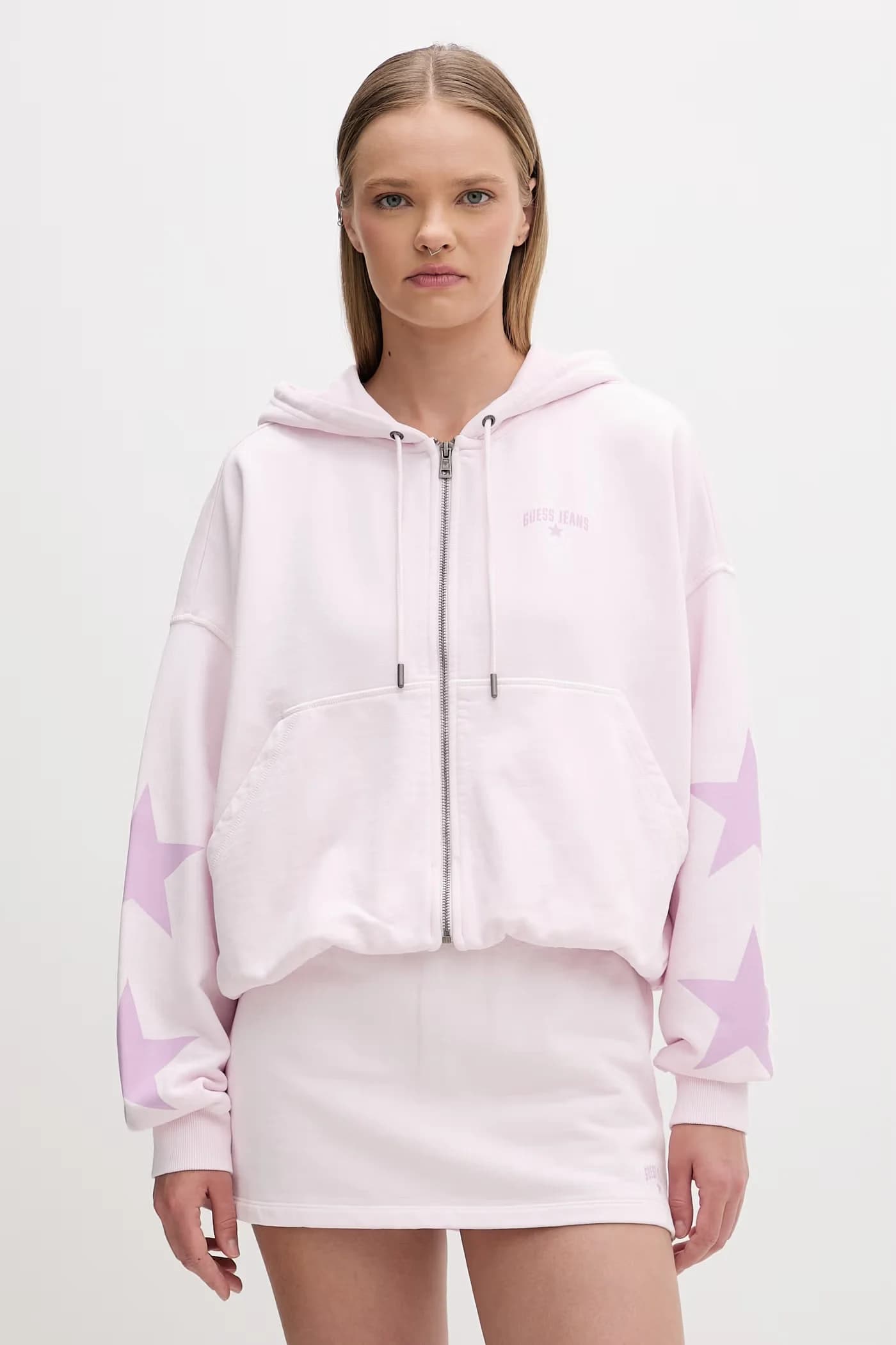 Женская хлопковая толстовка с капюшоном