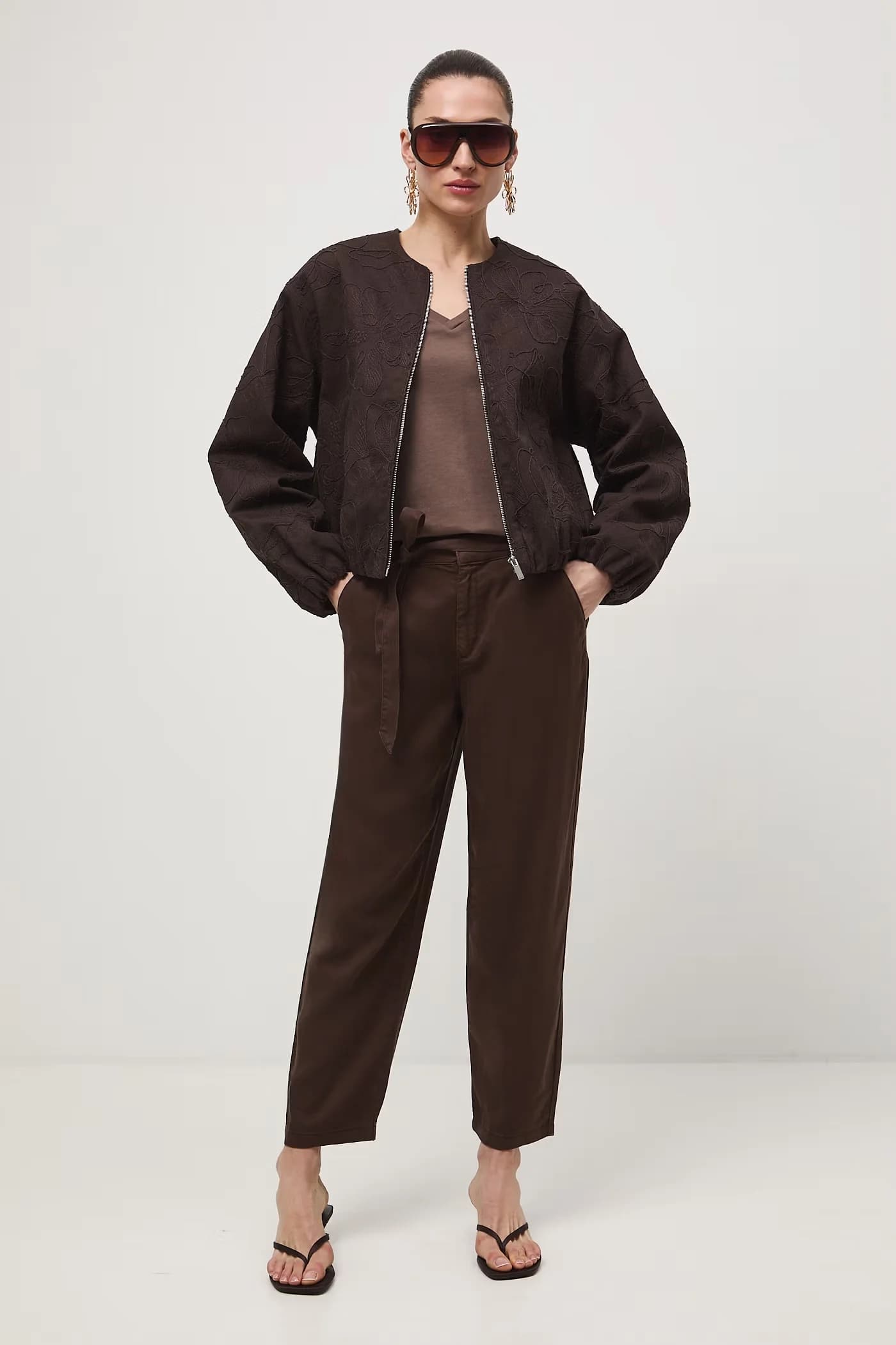 Женский хлопковый бомбер