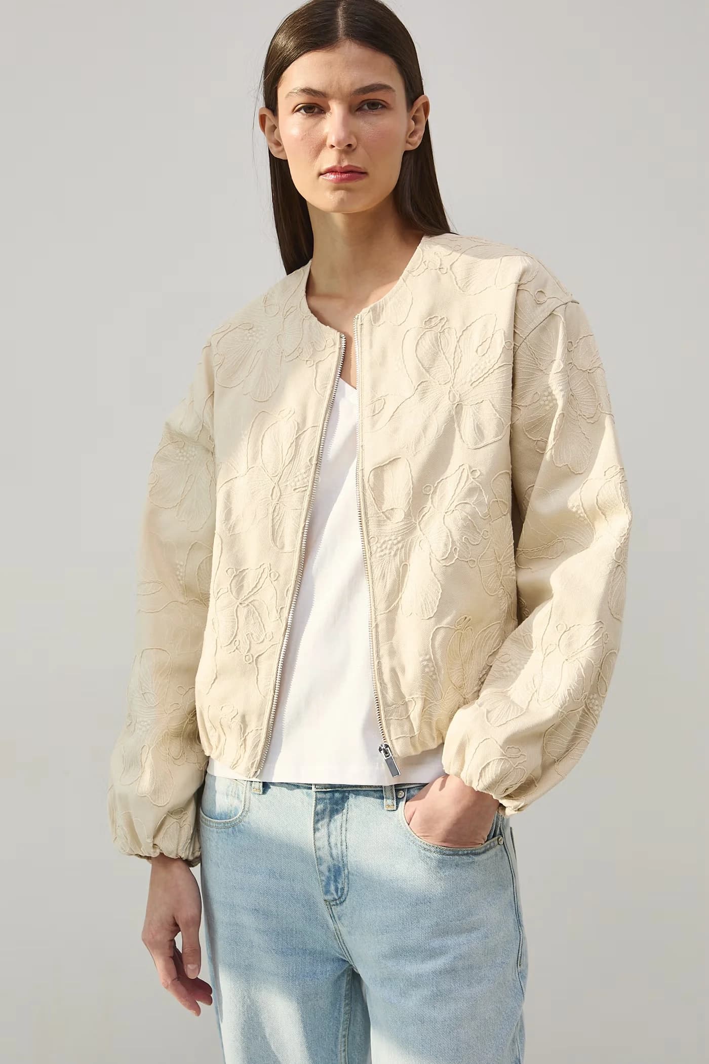 Женский хлопковый бомбер
