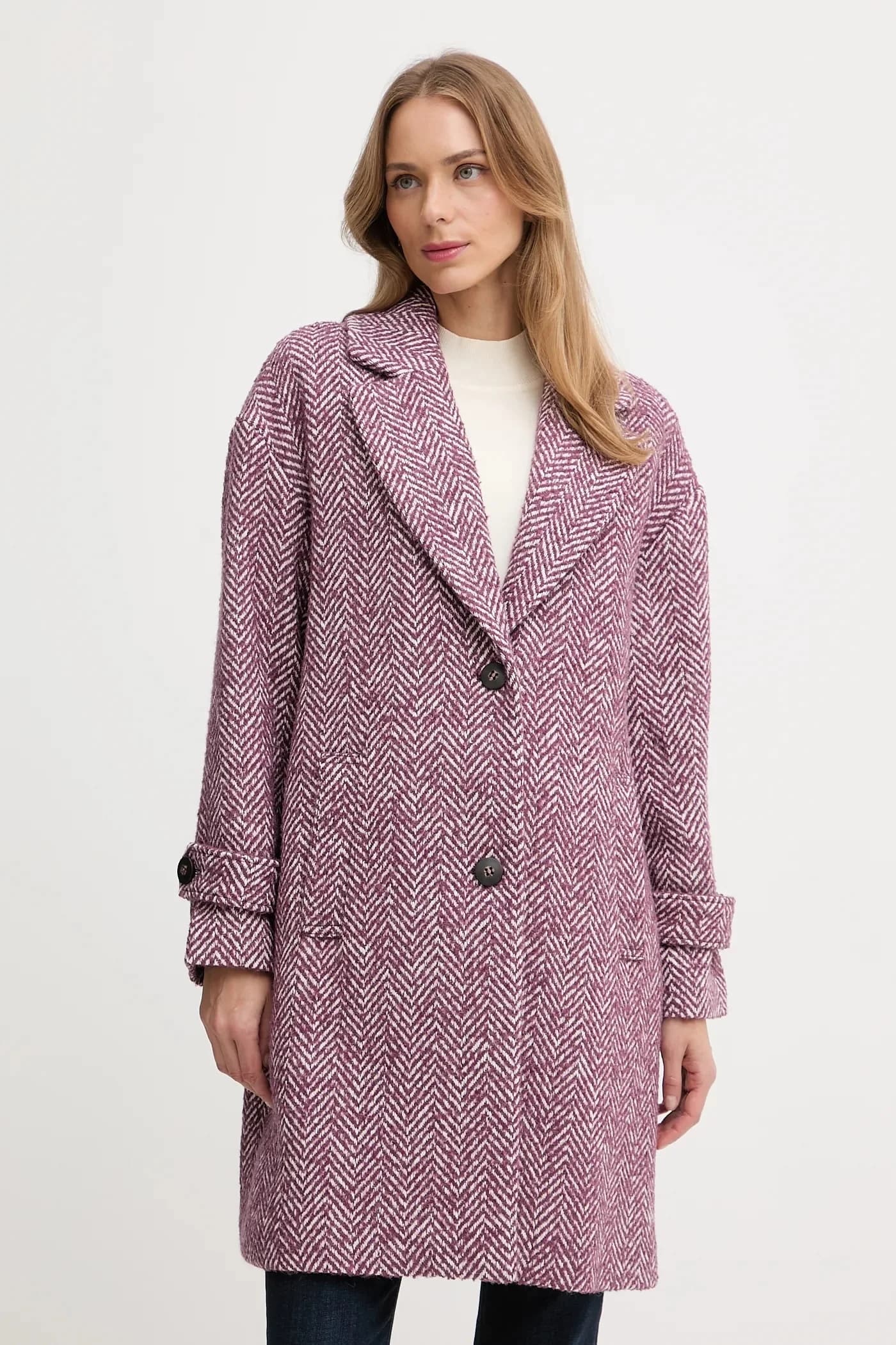 Пальто с добавлением шерсти