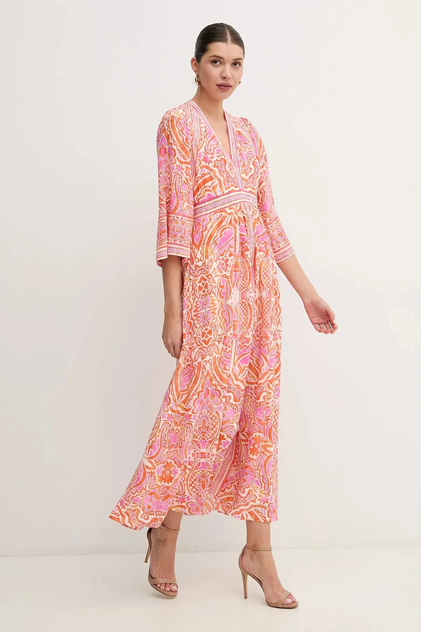 Платье Abby из смесового шелка