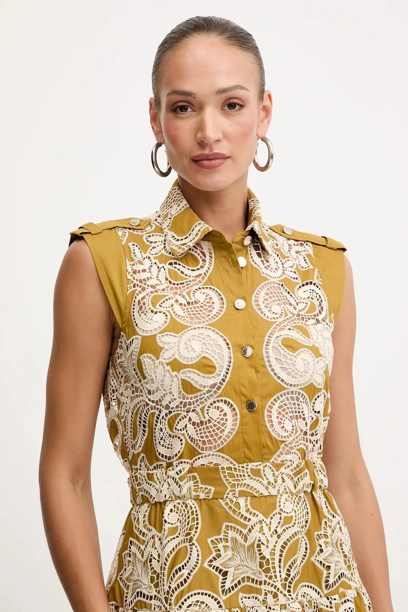 Хлопковое платье - фото 4