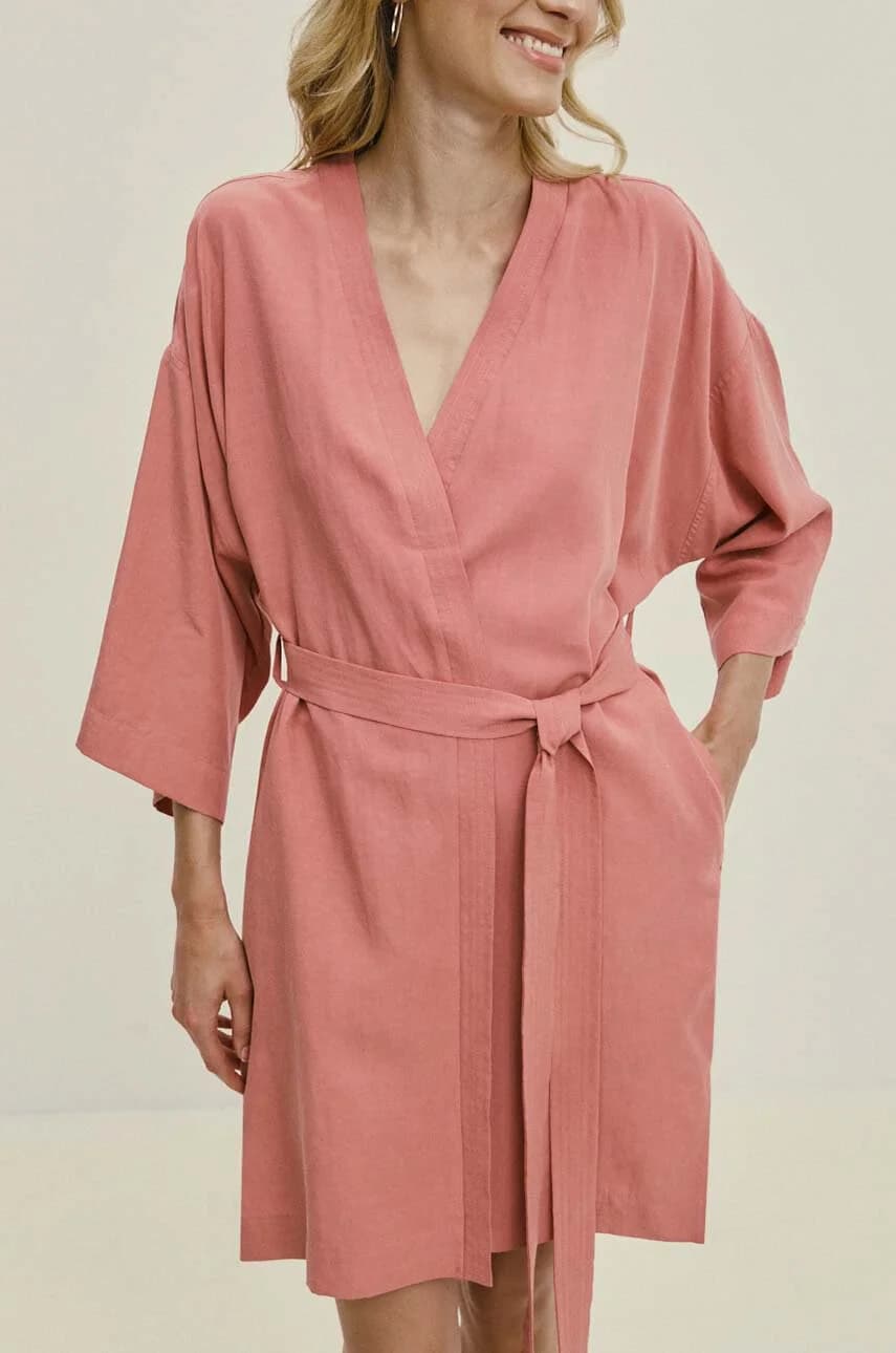 Льняное платье - фото 2