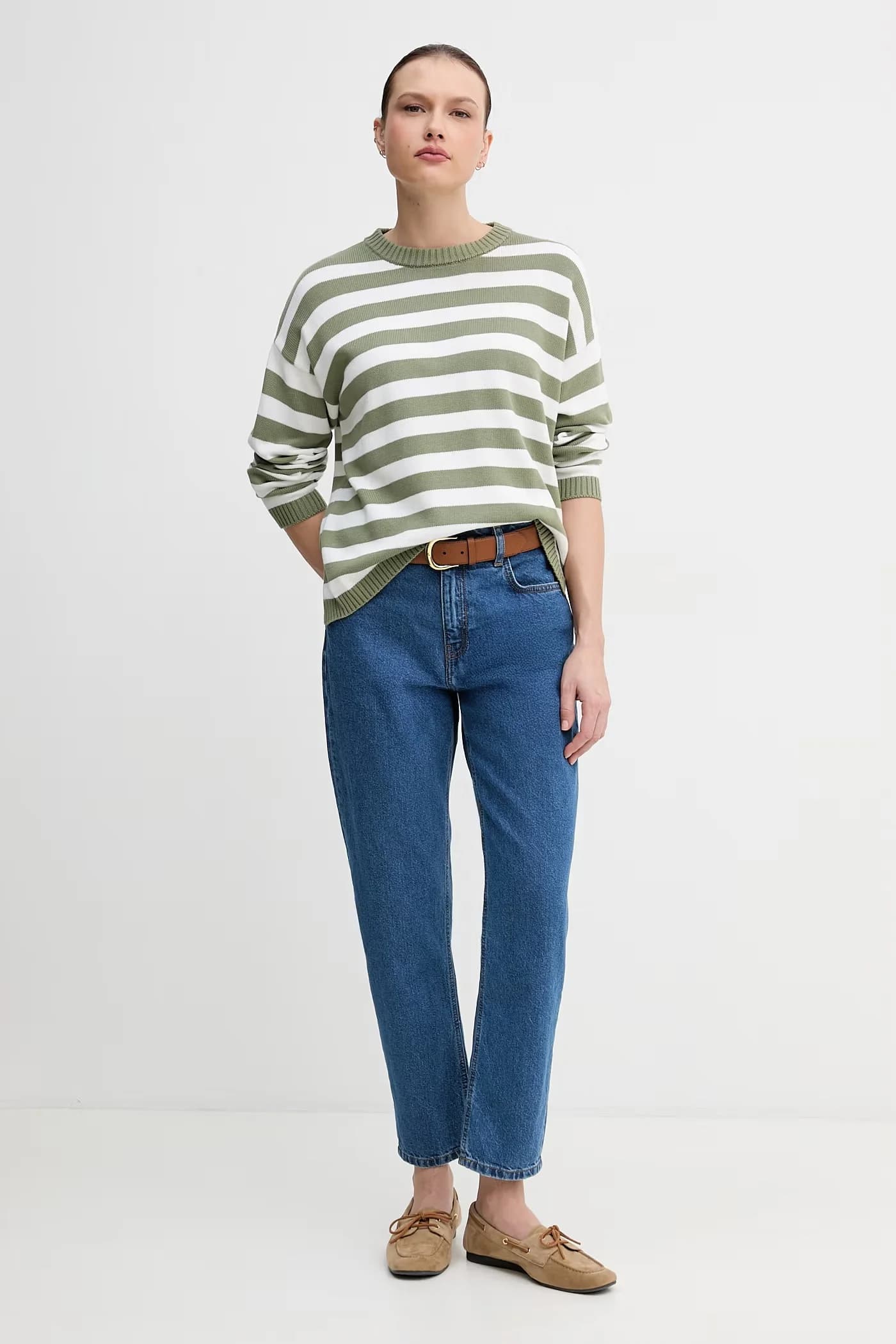 Женский хлопковый свитер - фото 2