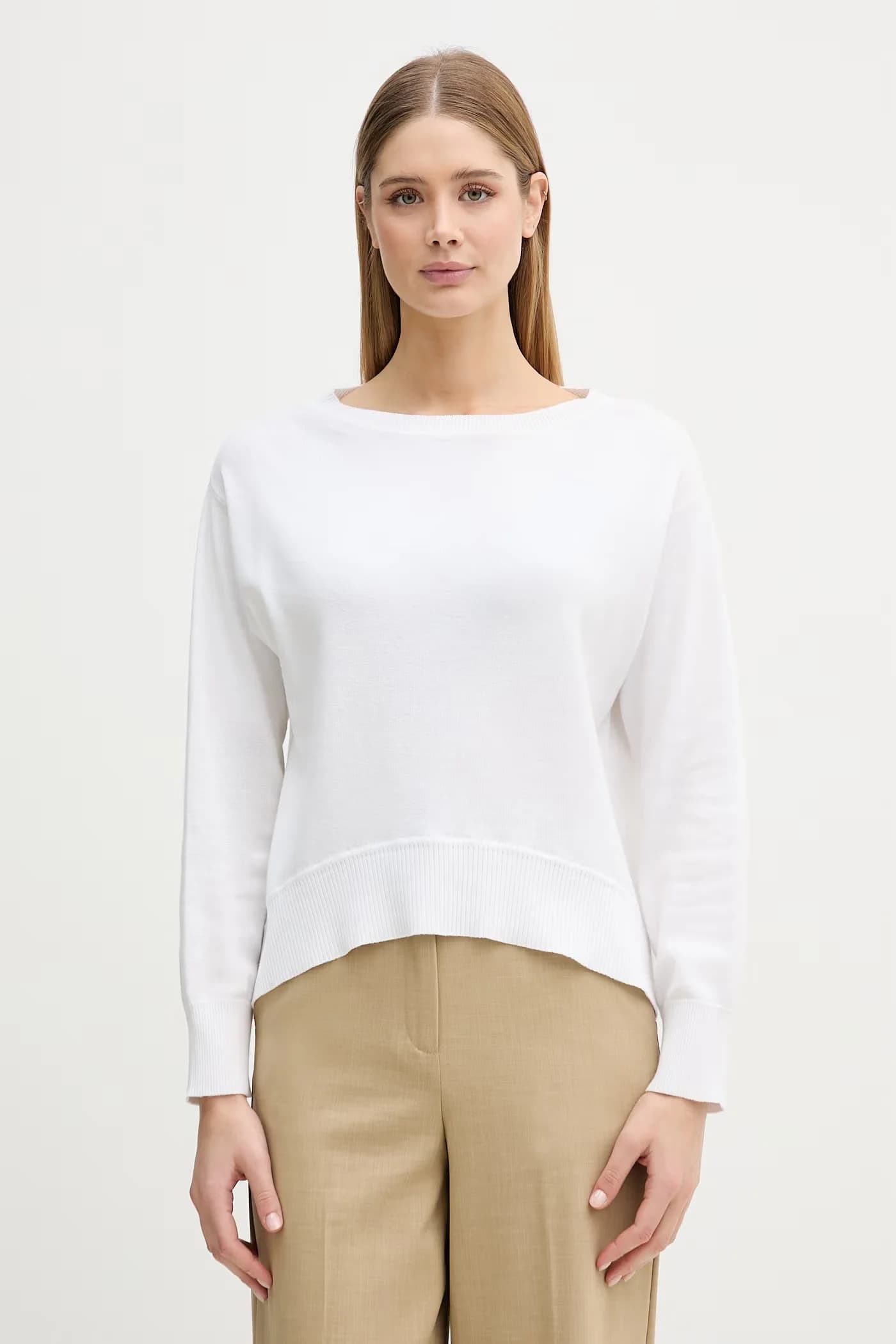 Женский хлопковый свитер