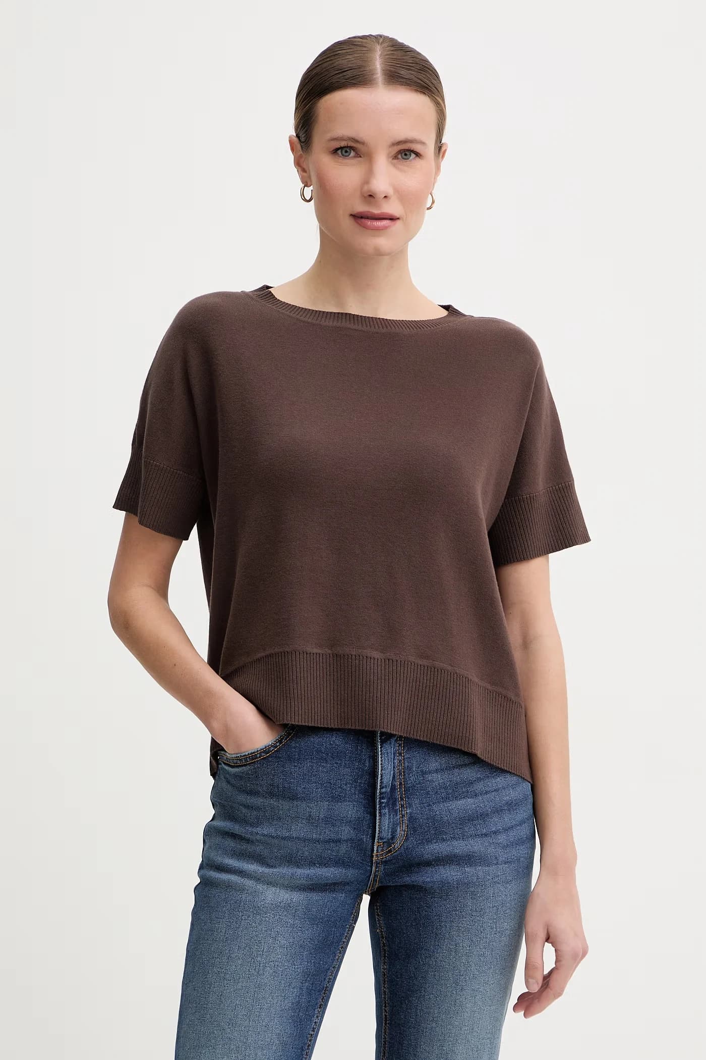 Женский хлопковый свитер