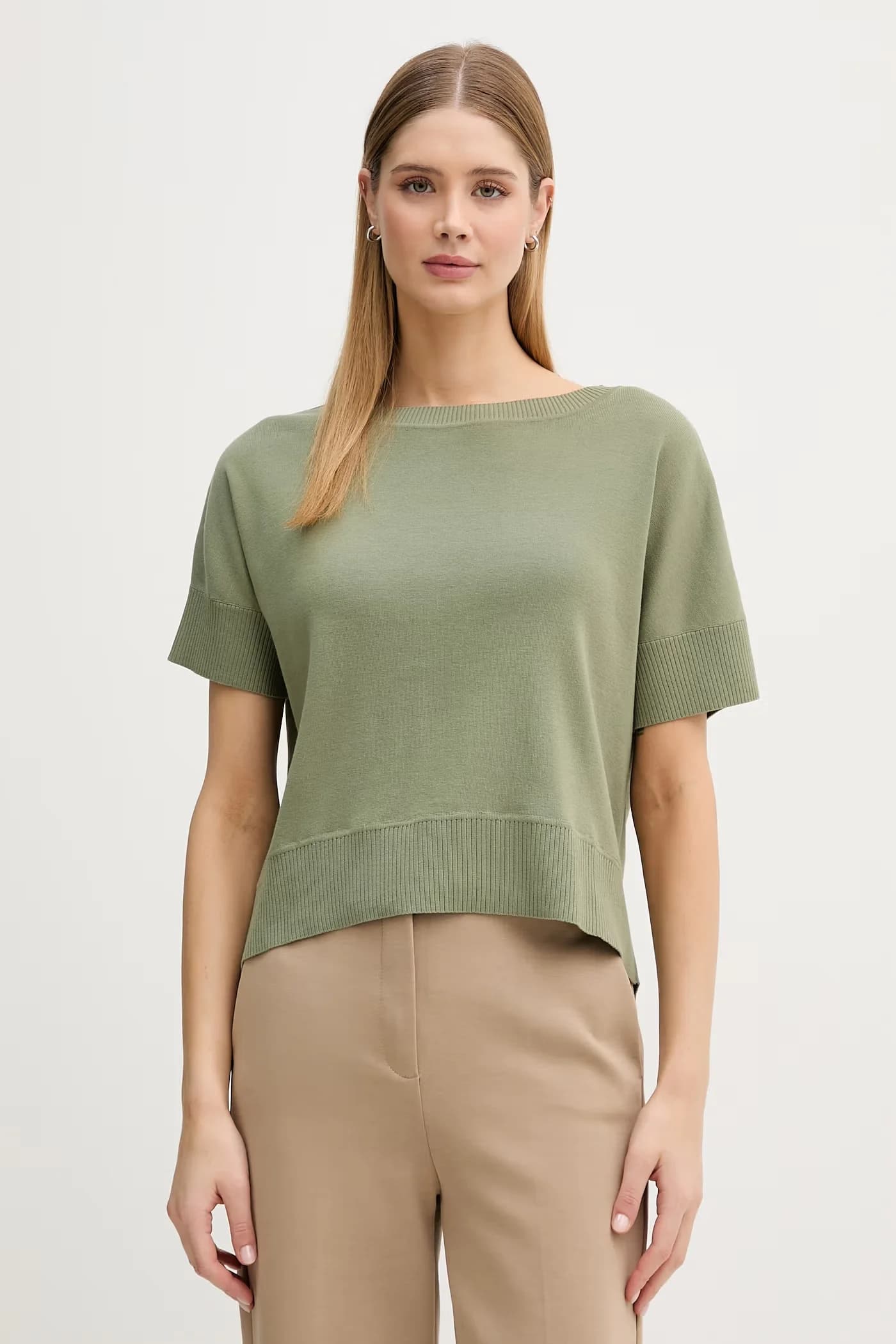 Женский хлопковый свитер