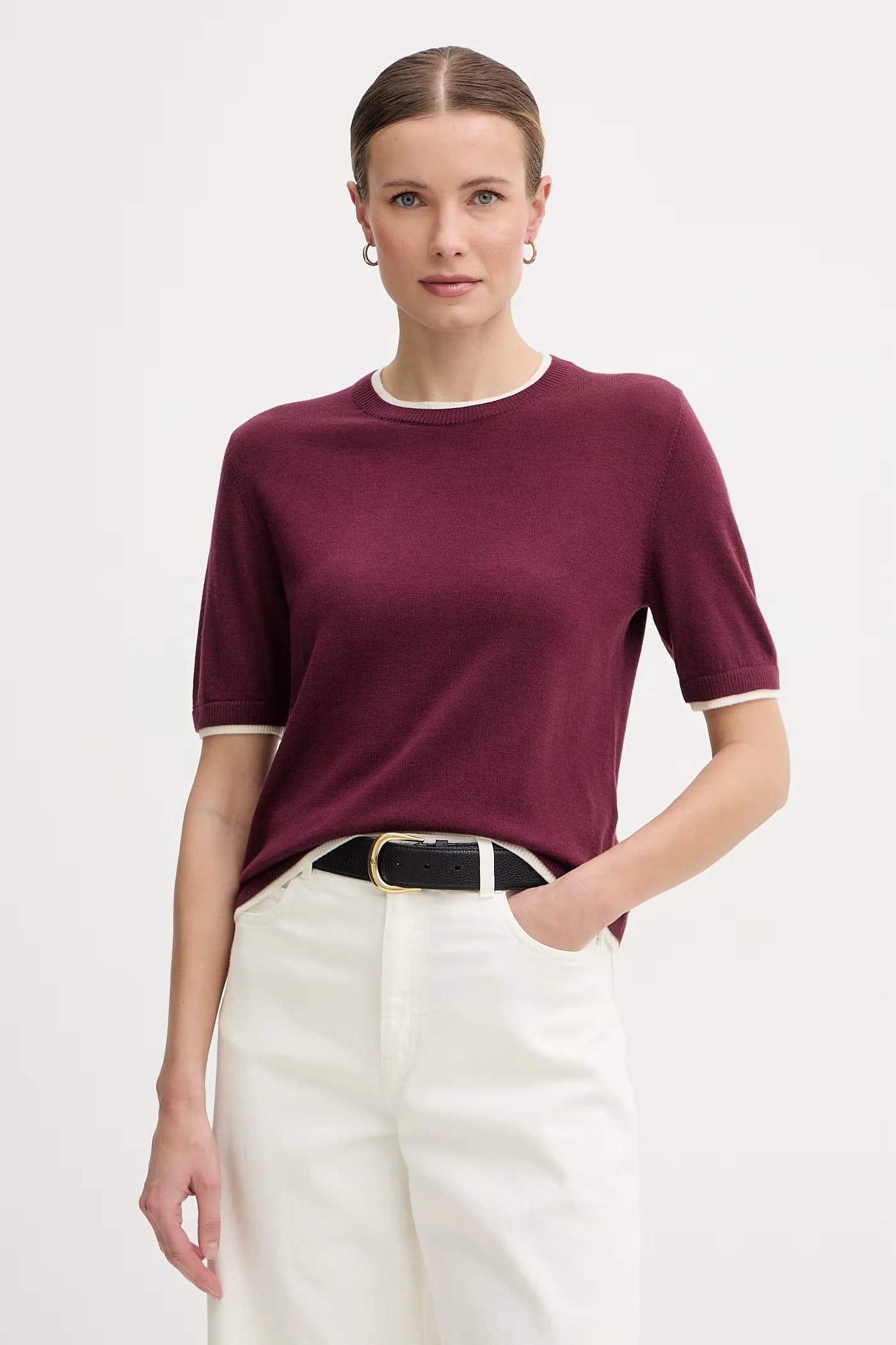 Женский шерстяной свитер