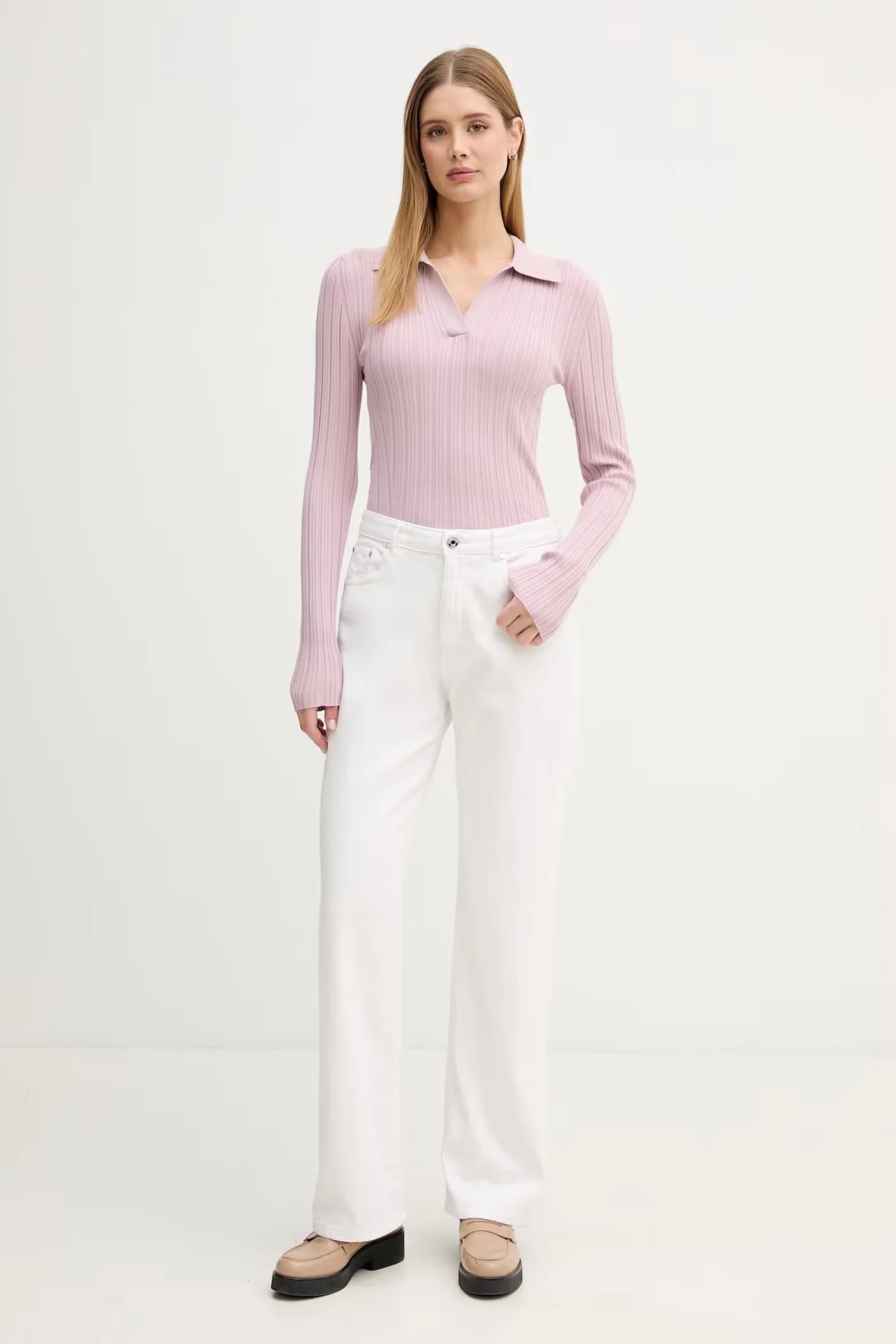 Женское вискозное поло - фото 2