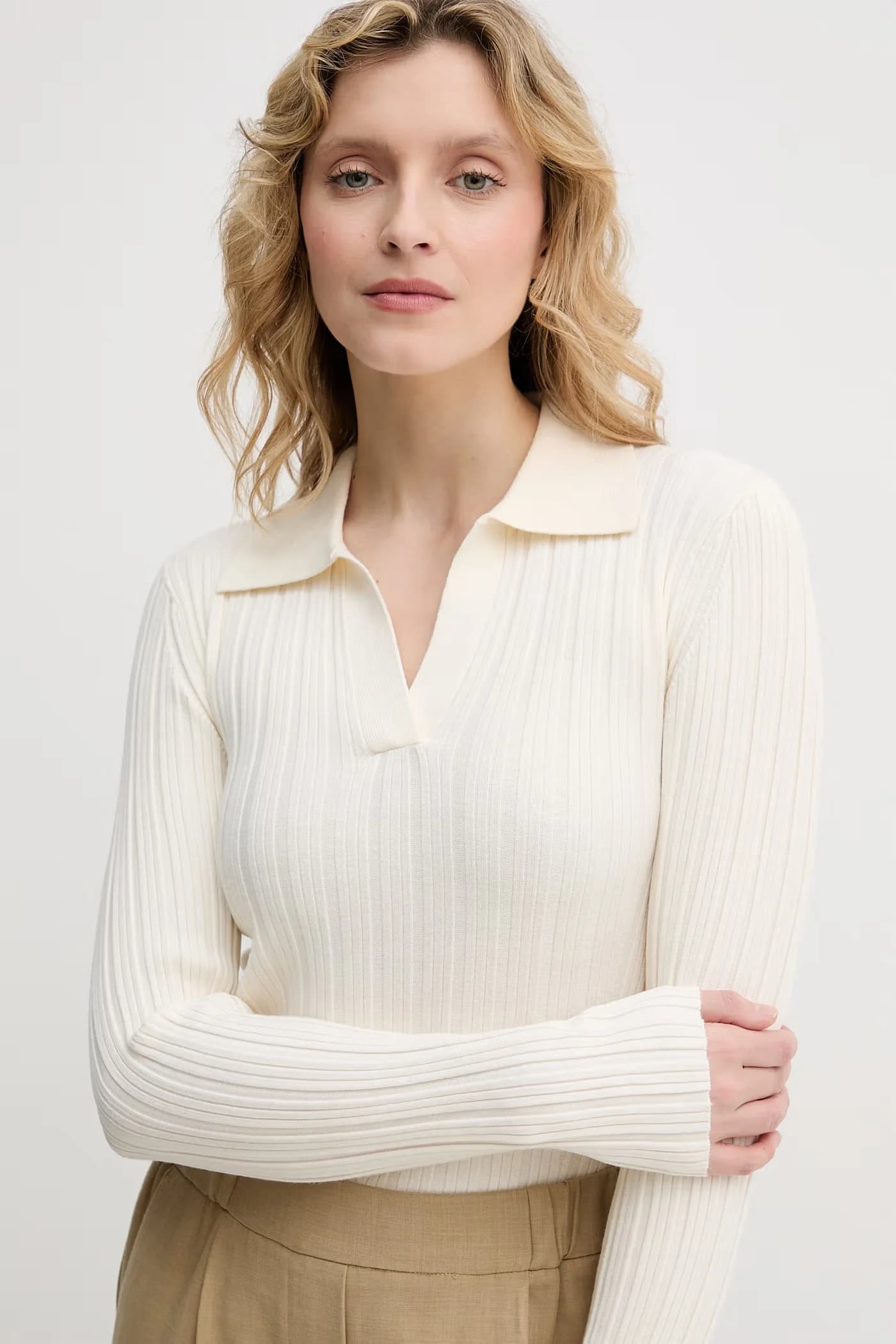 Женское вискозное поло - фото 4