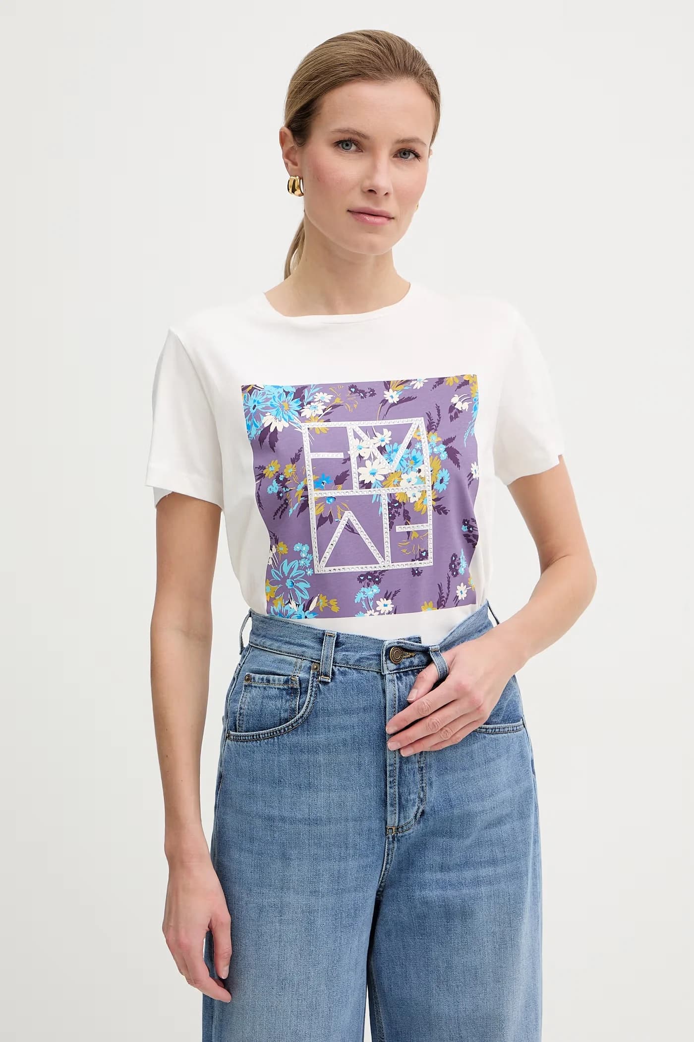 Женская хлопковая футболка Emme от Marella