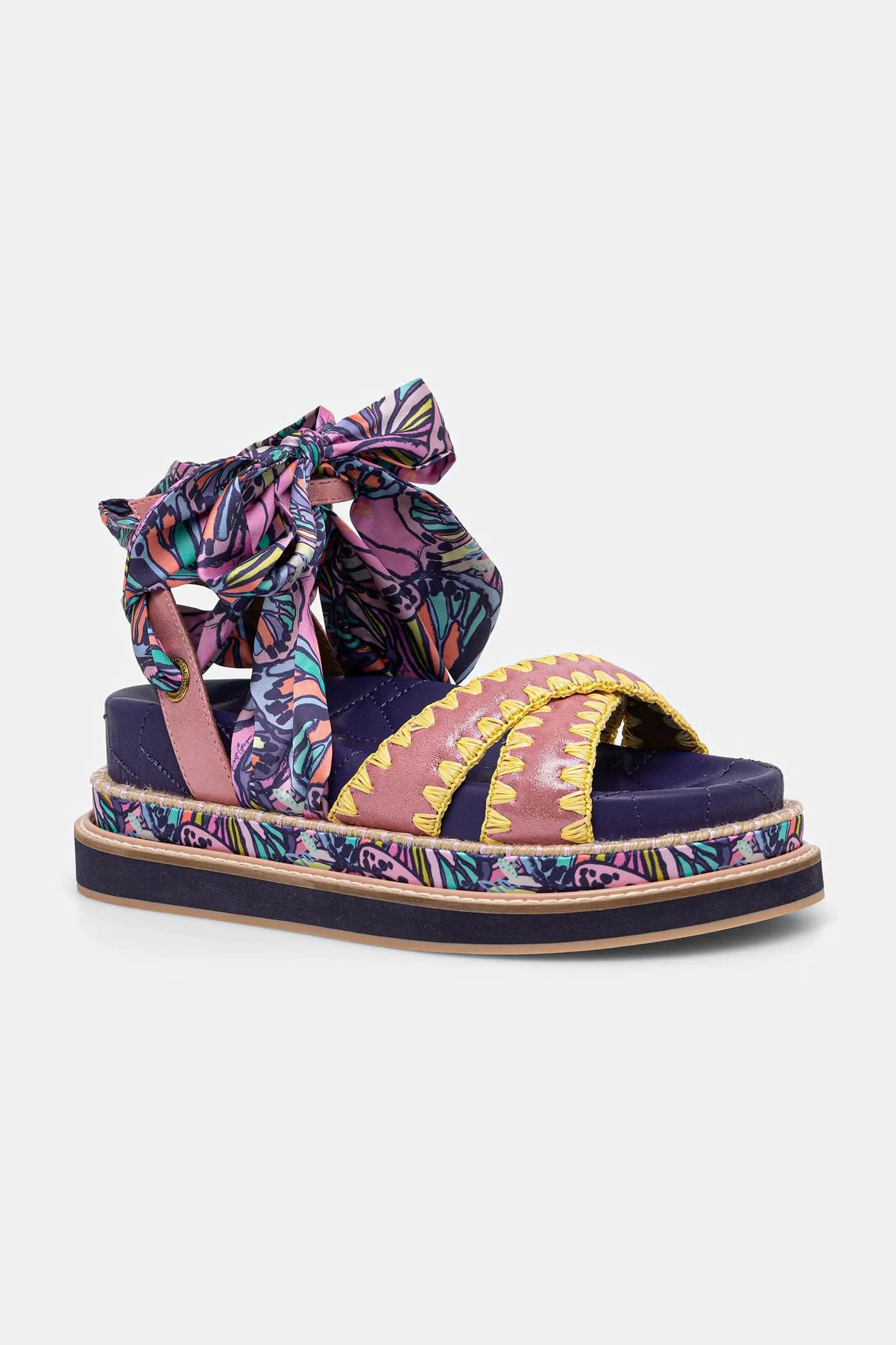 Женские босоножки на платформе Orson Cross Scarf Sdl